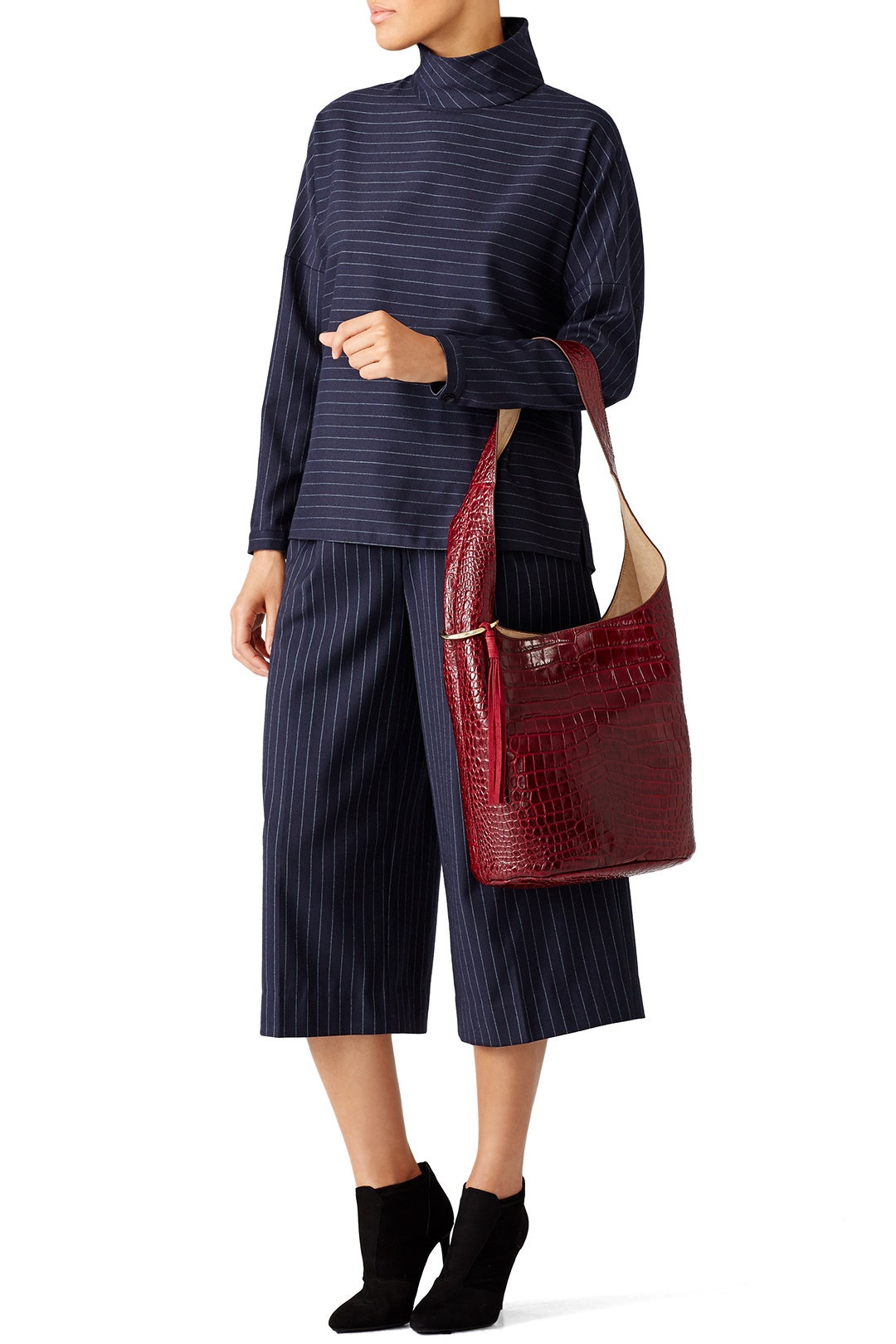 Red Finley Courier Bag by Elizabeth and James Accessories 1