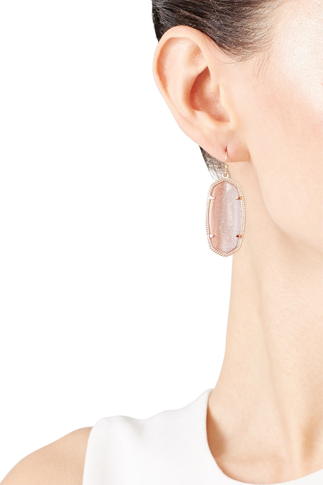 Rose Gold Elle Earrings by Kendra Scott 1