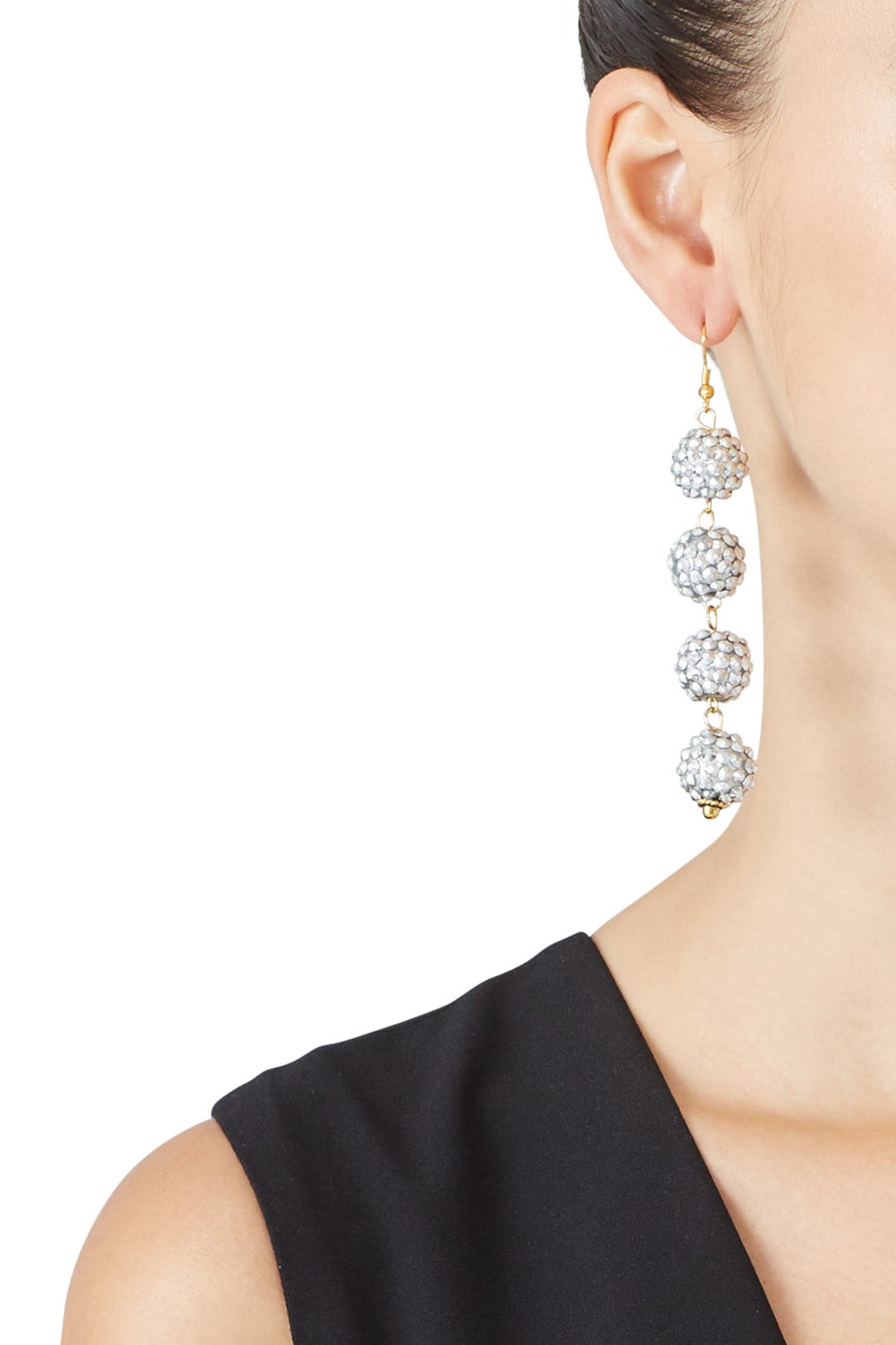 Silver Bauble Earrings by Mad Jewels 0