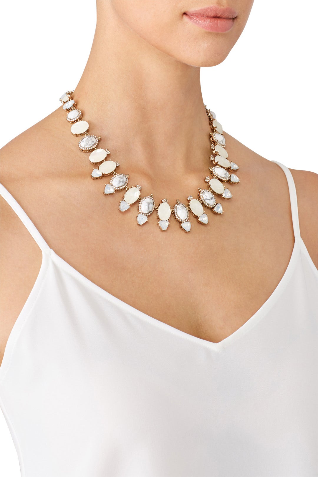 Stone and Crystal Necklace by Jenny Packham 0