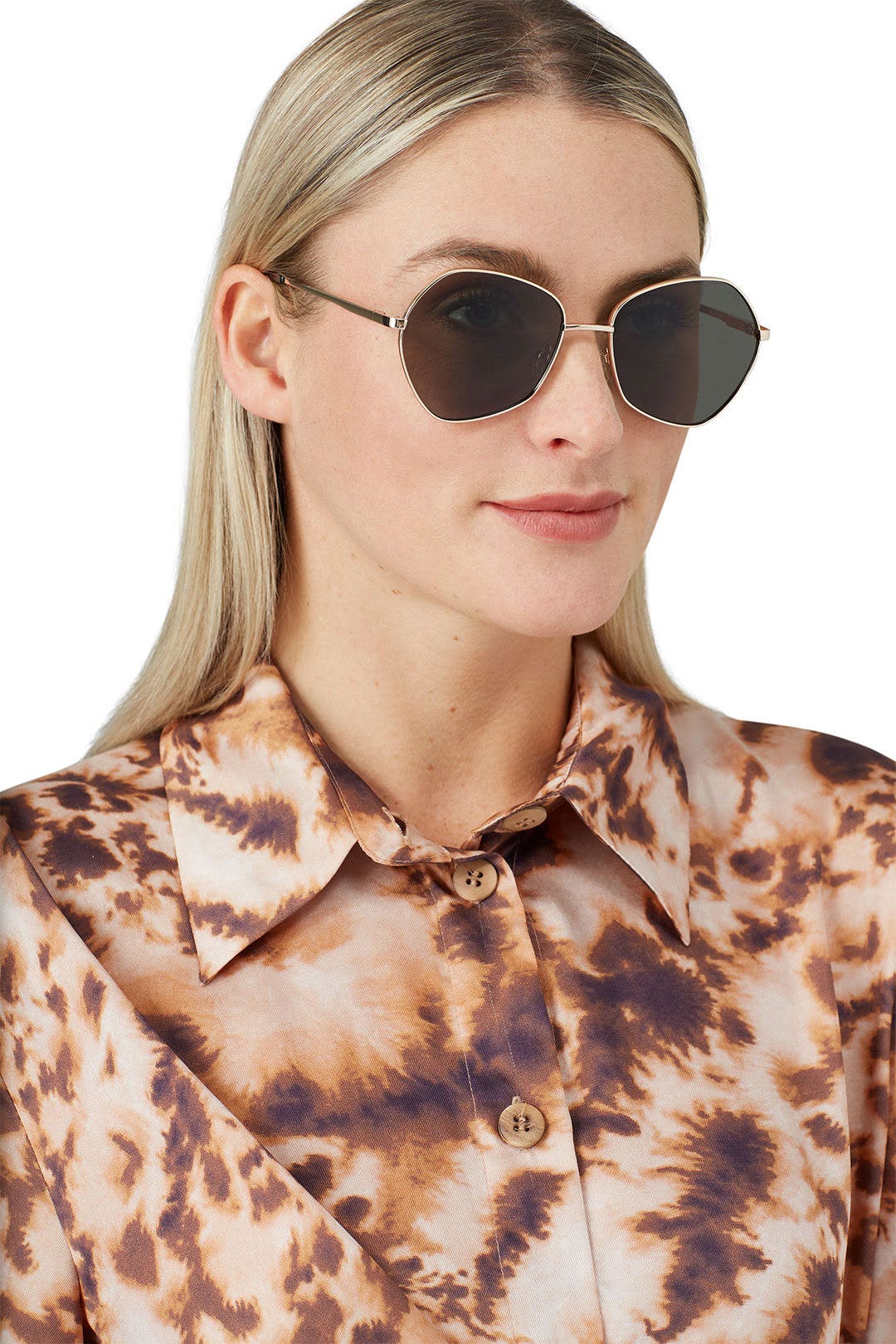 Bright Gold Escadrille Sunglasses by Le Specs 0