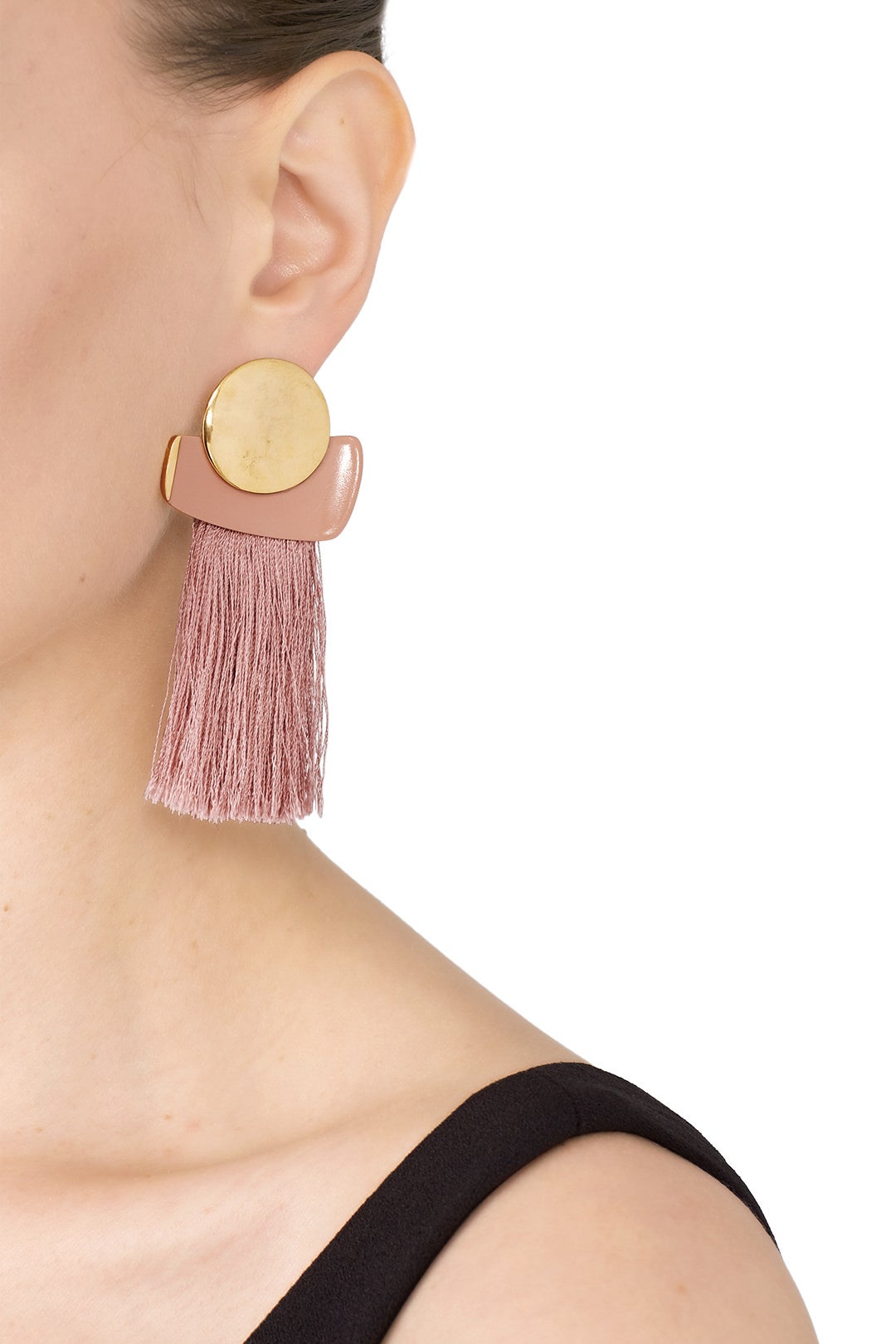 Mulberry Fringe Earrings by Lizzie Fortunato 1