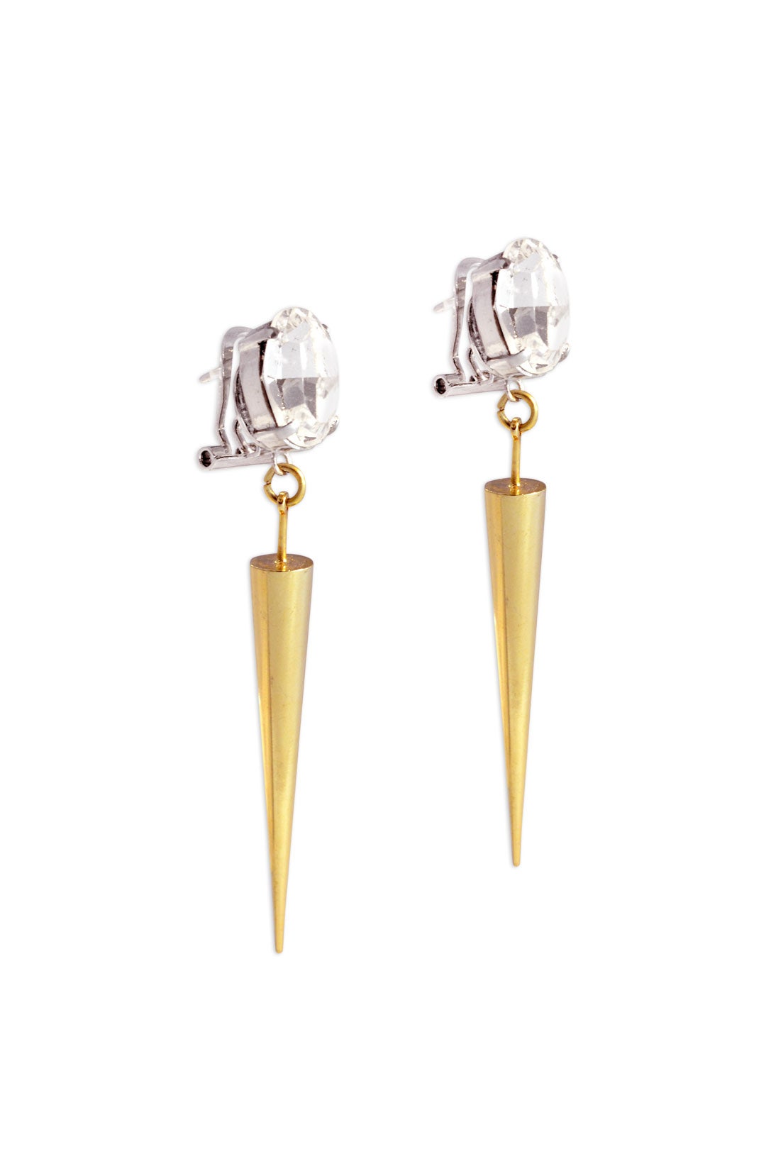 Crystal Thistle Drop Earrings by Anton Heunis 2