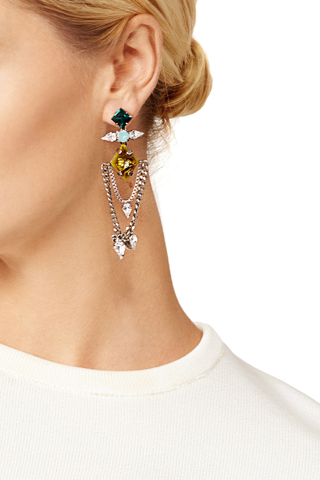 Nadia Statement Earrings by Dannijo 2