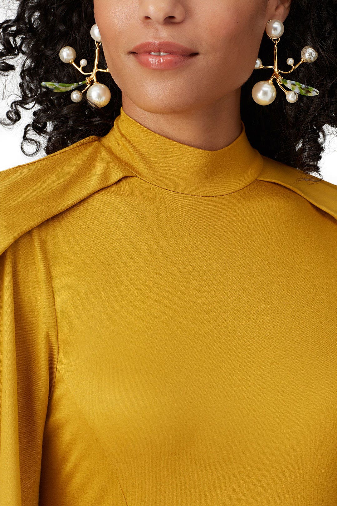 Pearl Beanstalk Chandelier Earrings by Lele Sadoughi 0