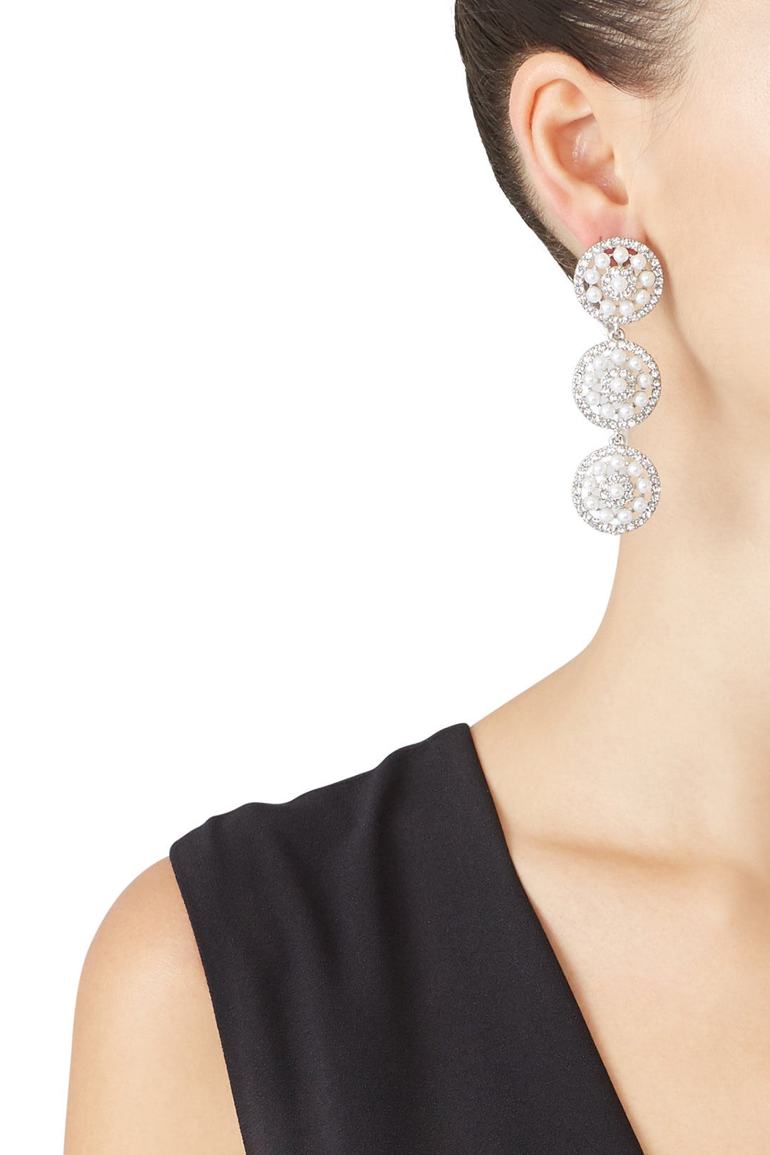 White Sun Earrings by Slate & Willow Accessories 2