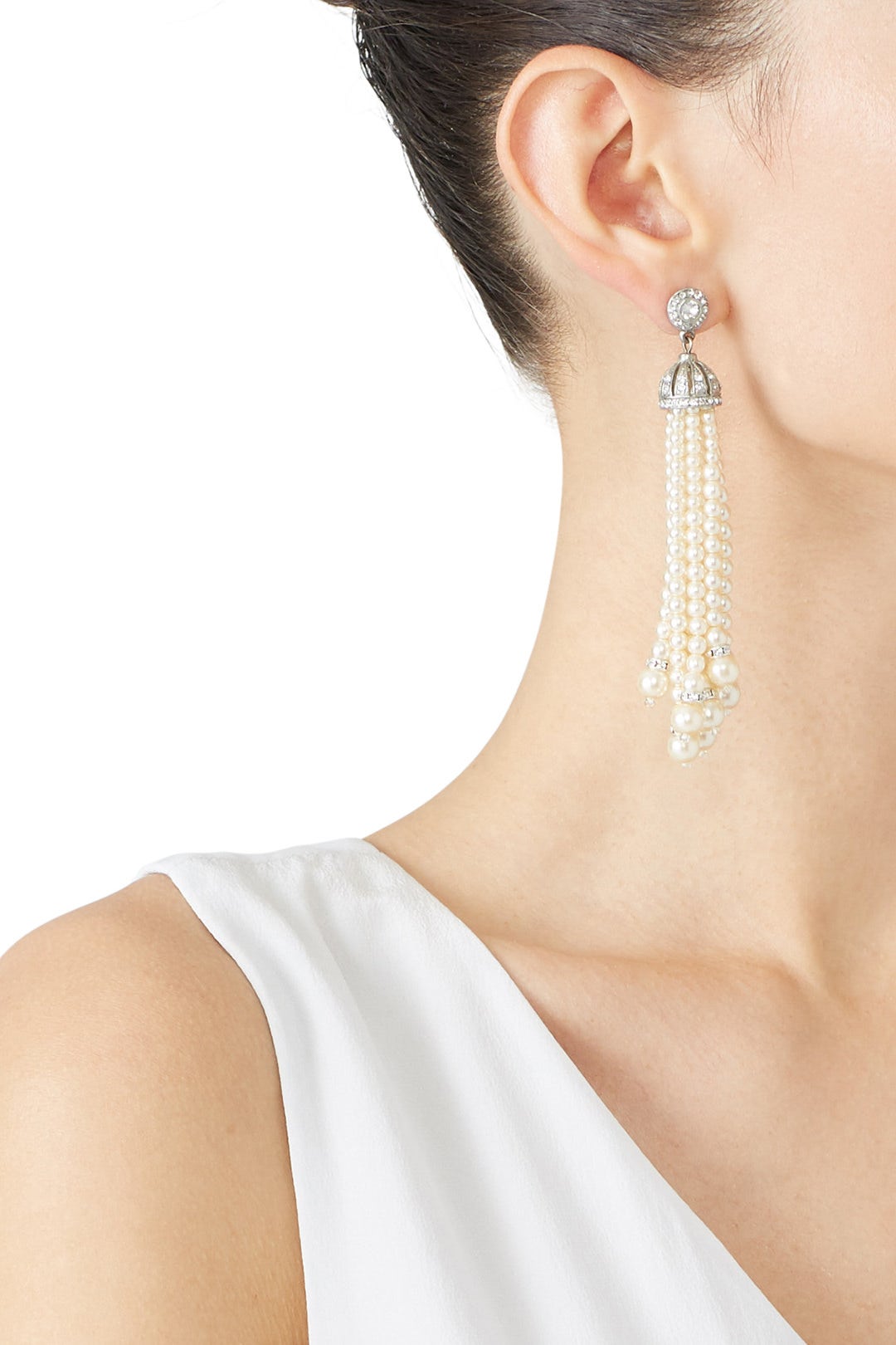 Pearl Tassel Earrings by Ben-Amun 0
