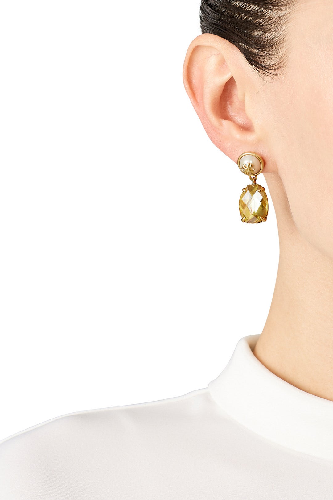 Epoxy Pearl Earrings by Tory Burch Accessories 2