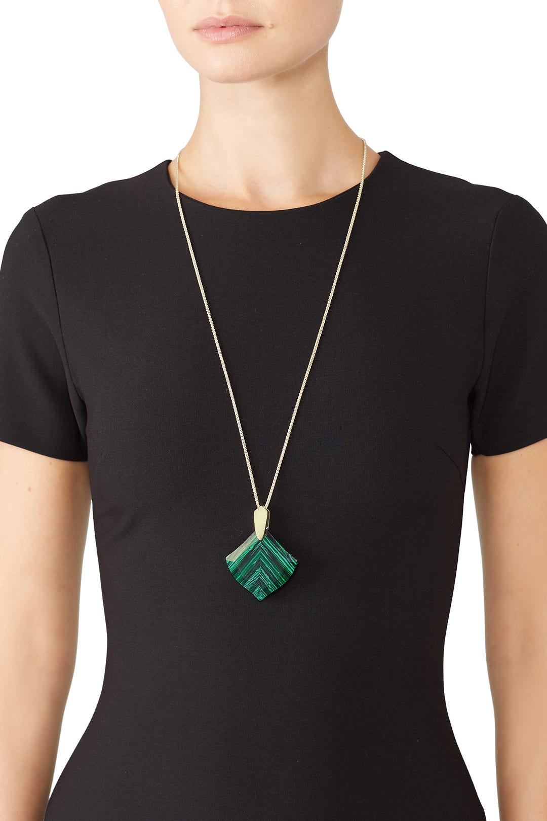 Green Aislinn Necklace by Kendra Scott 0