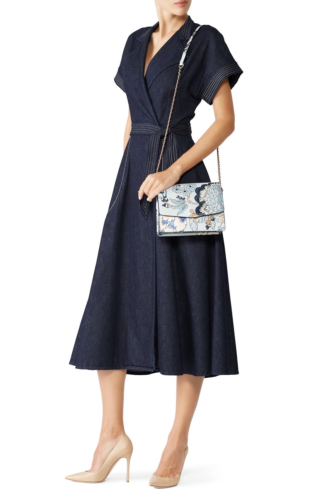 Blue Robinson Shoulder Bag by Tory Burch Accessories 2
