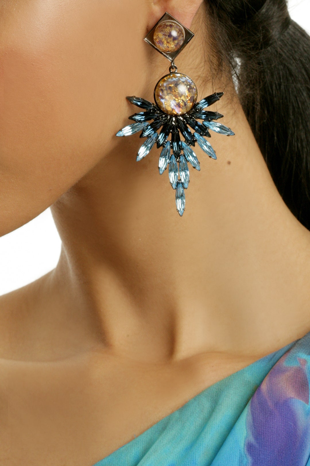 Odessa Feather Earrings by Dannijo 2