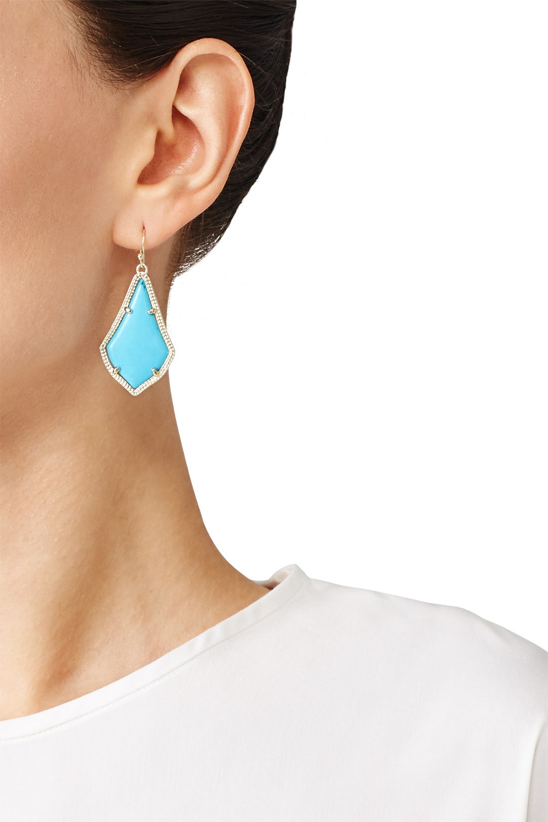 Turquoise Alexandra Earrings by Kendra Scott 1