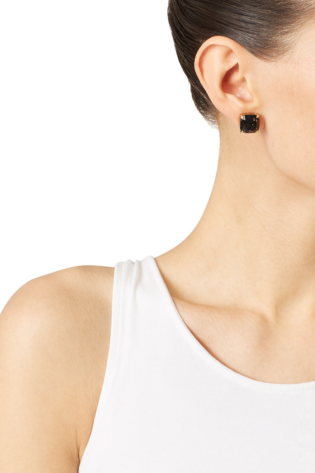 Black Small Square Studs by kate spade new york accessories 0
