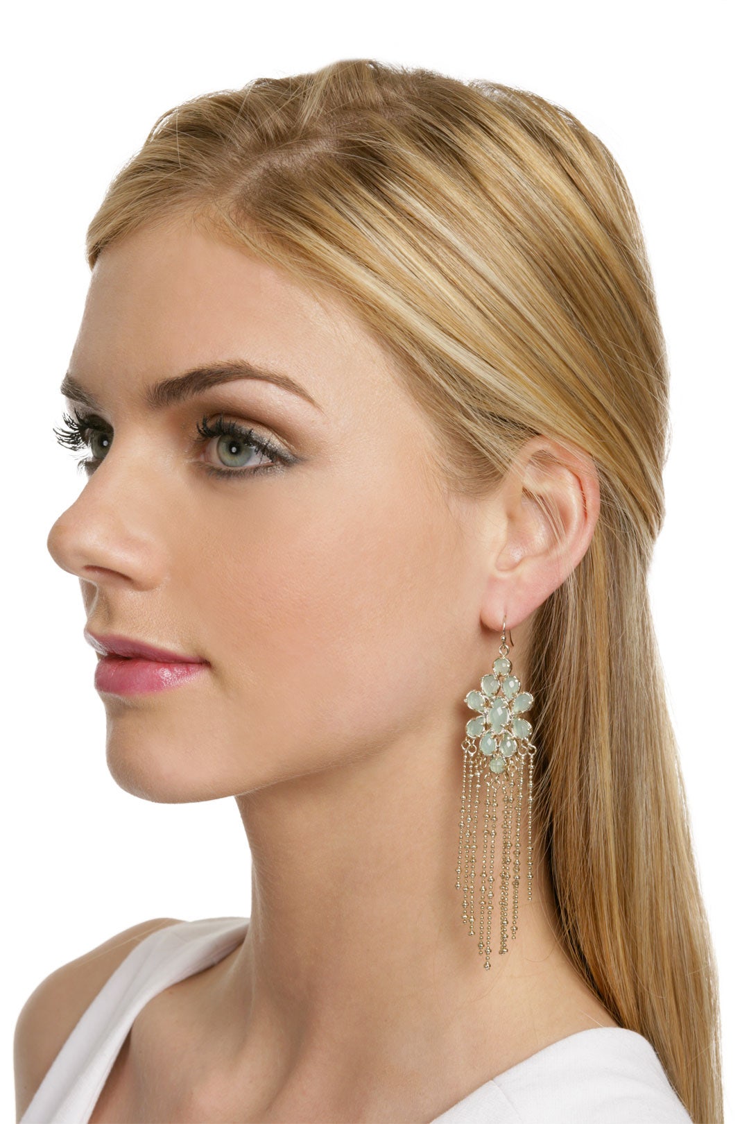 Chalcedony Rain Earrings by Kendra Scott 2