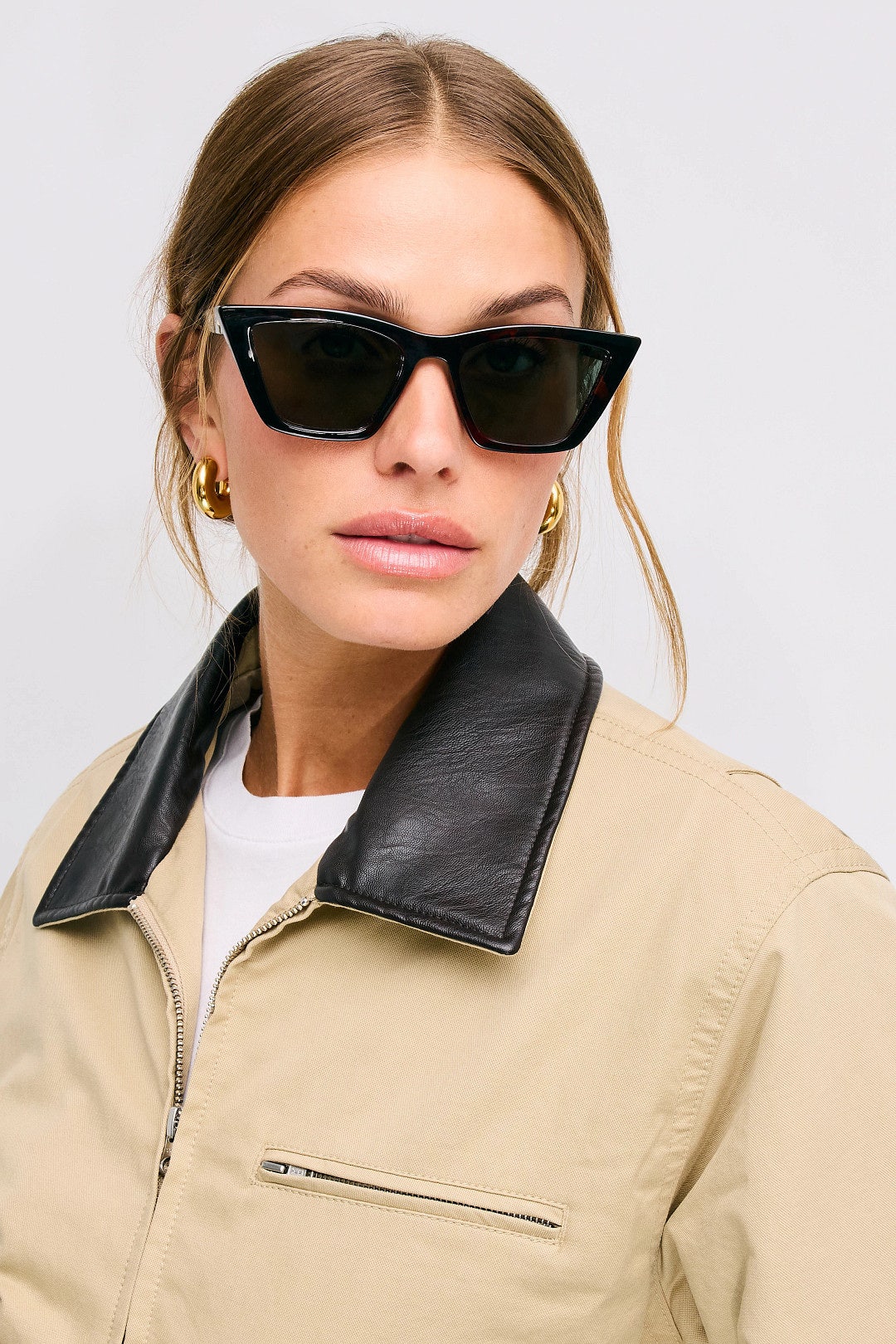 Toirtoise Shell Square Velodrome Sunglasses by Le Specs 0