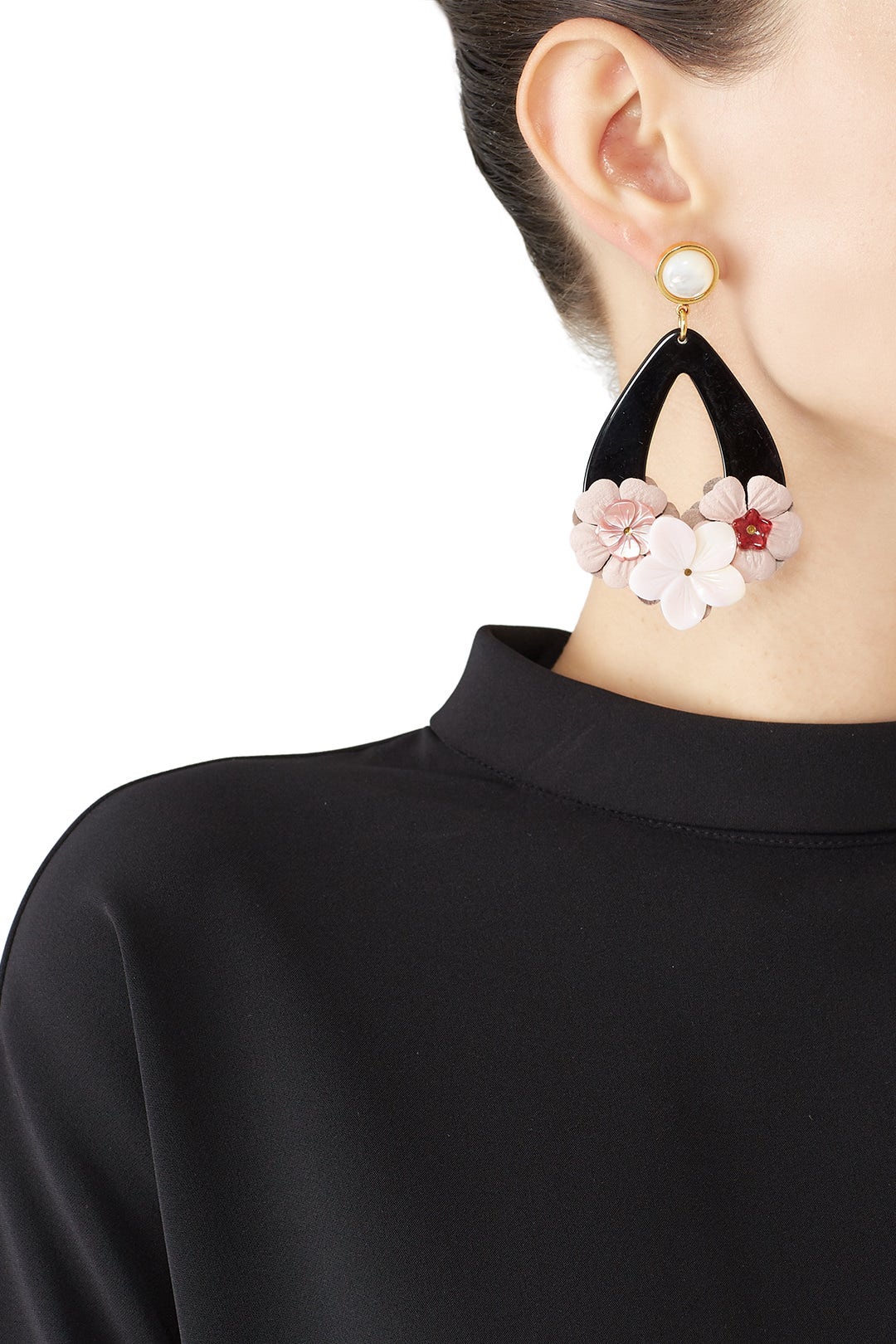 Jasmine Teardrop Earrings by Lizzie Fortunato 0