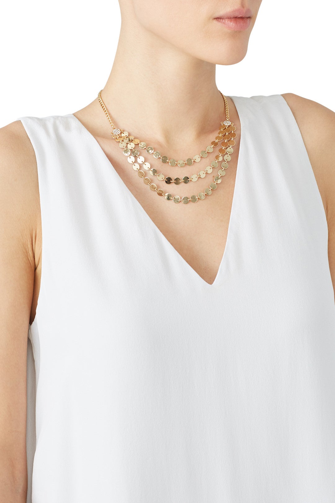 Gold Bardot Choker by Ettika 2