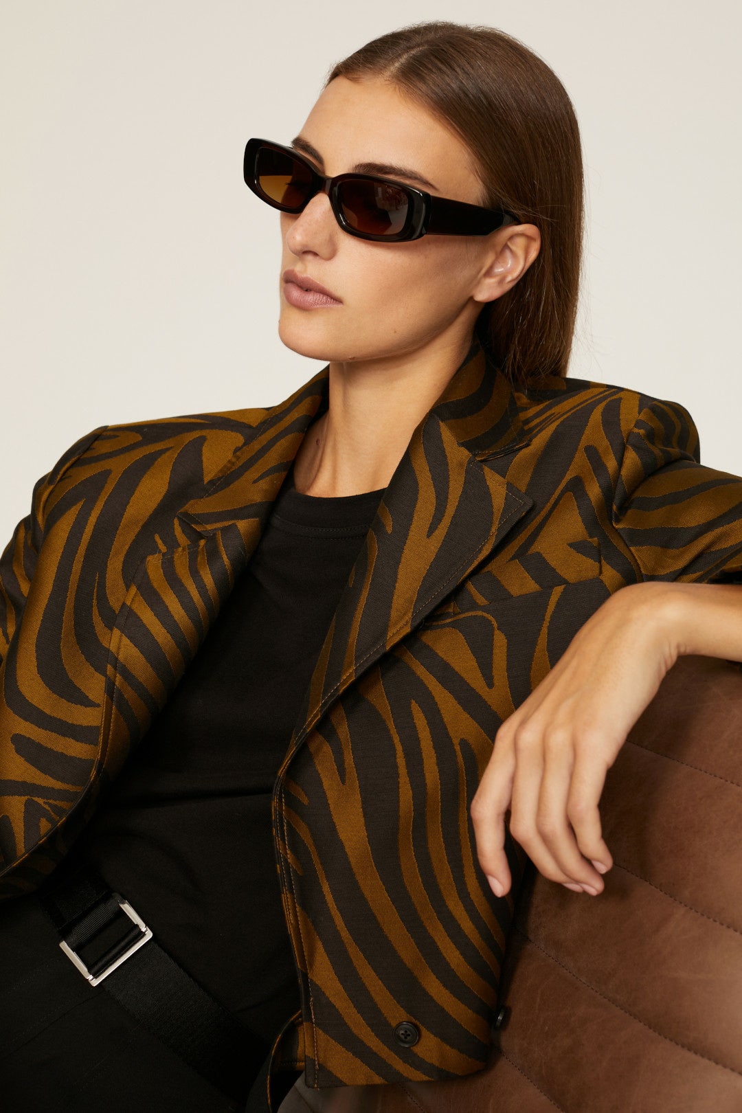 Thin Brown Sunglasses by CHIMI Eyewear 0