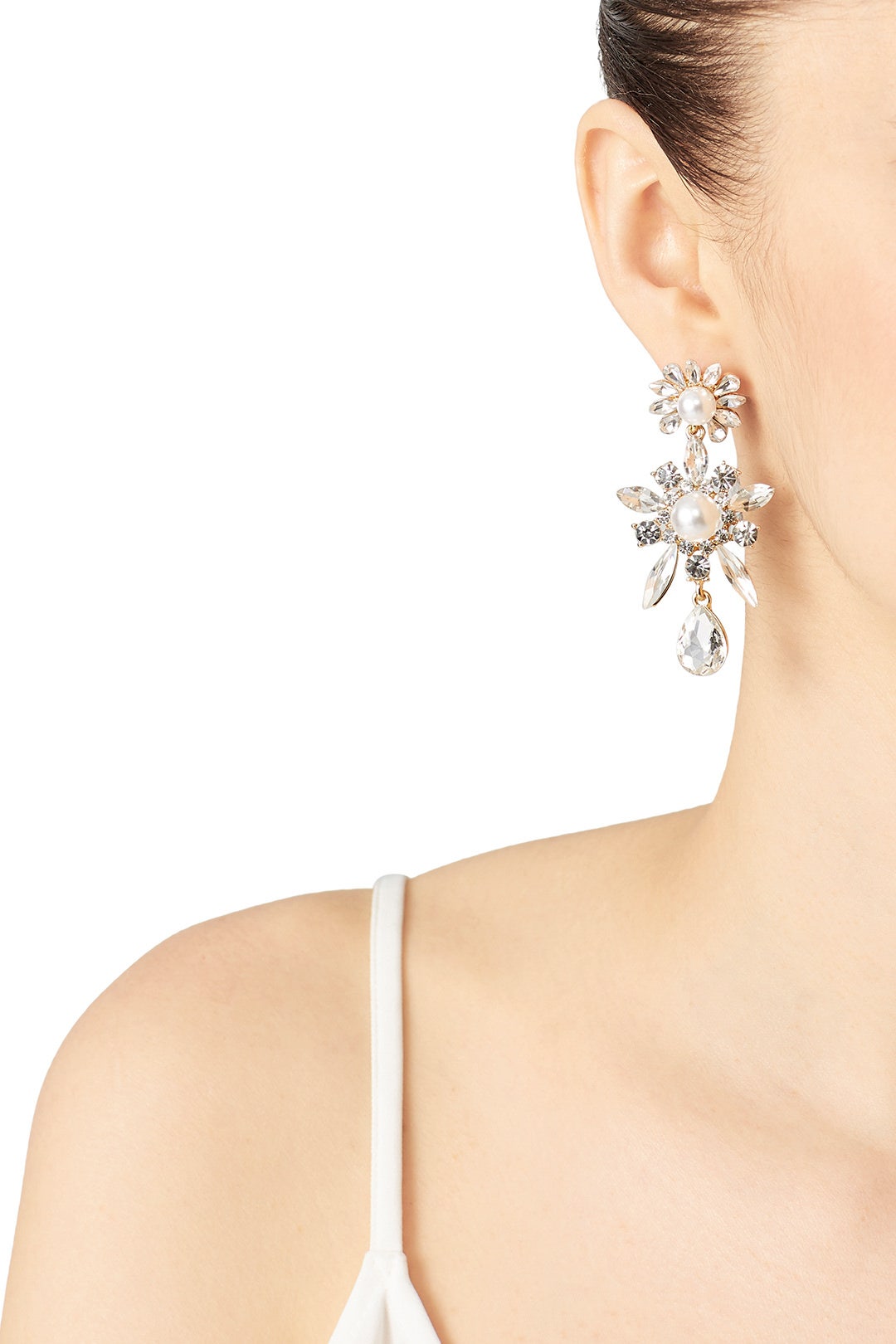 Eye Of Pearl Earrings by Slate & Willow Accessories 2