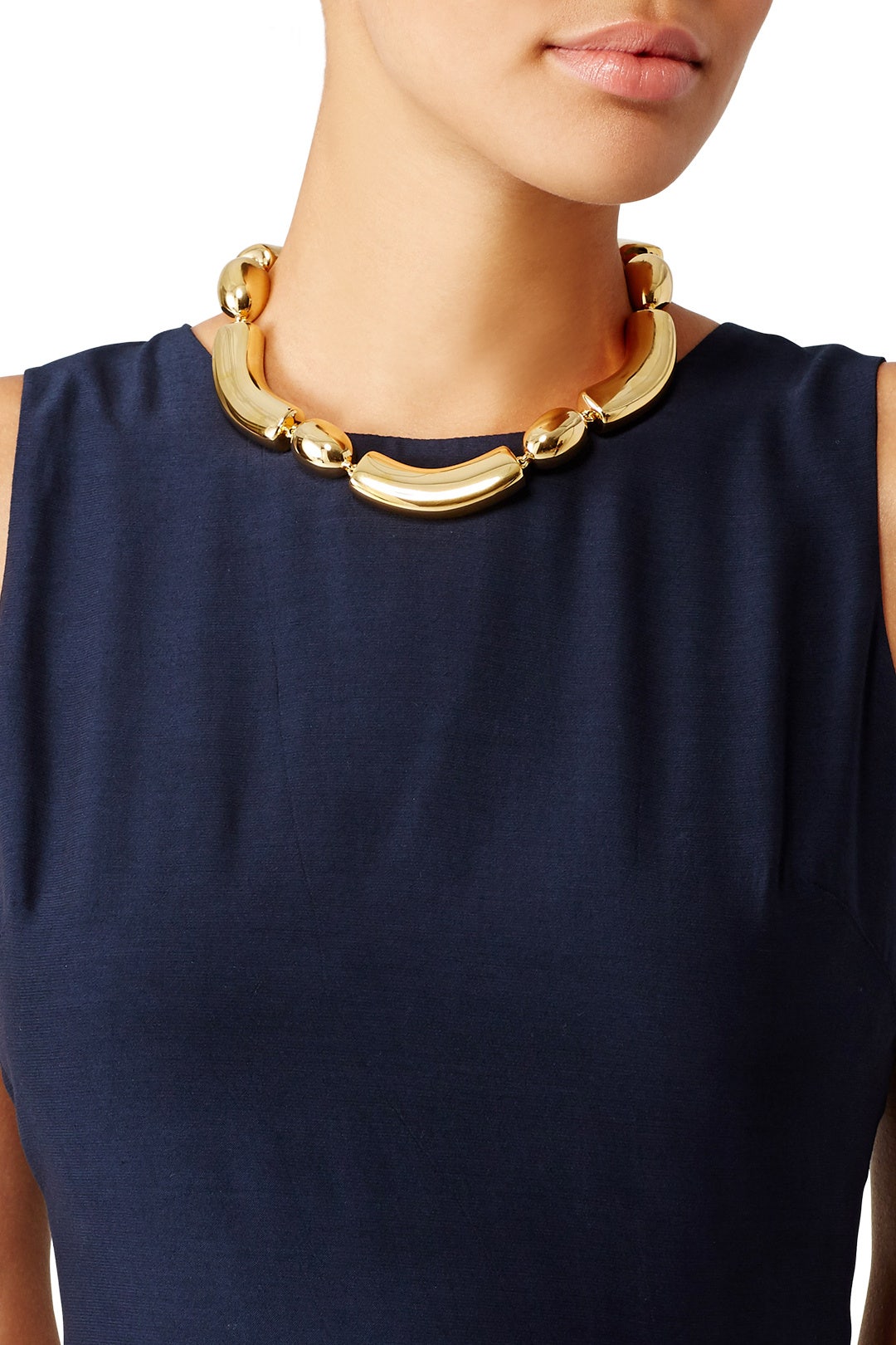 Gold Venus Necklace by Lizzie Fortunato 1