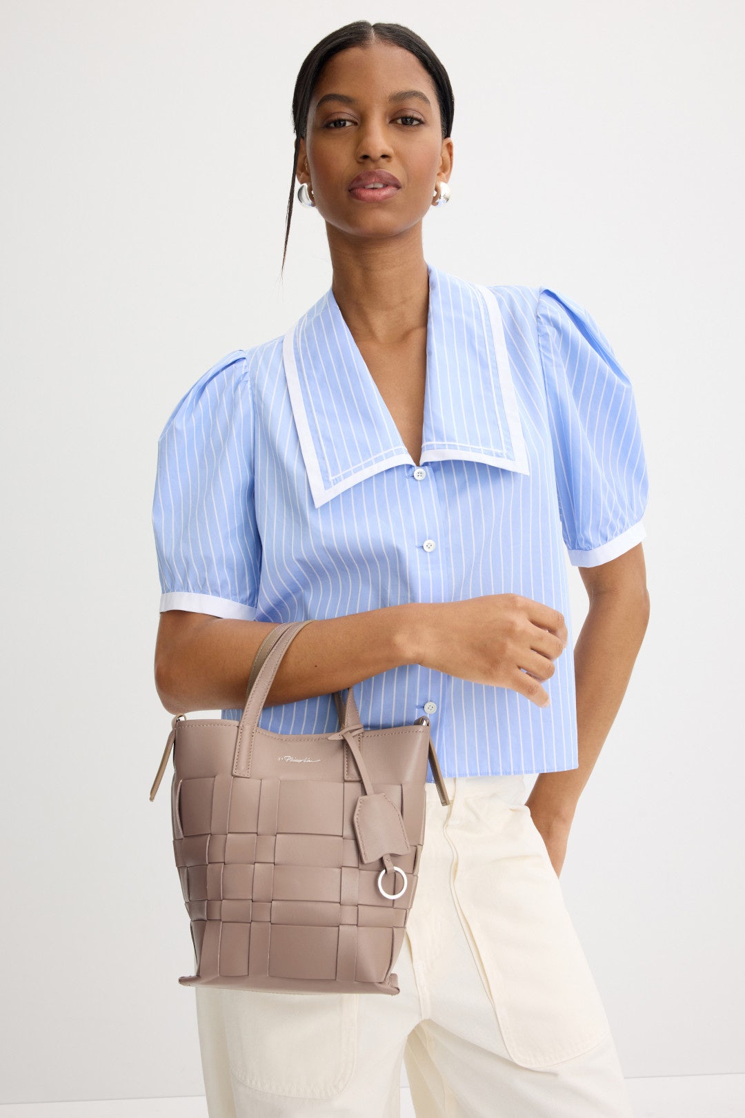 Odita Mini Modern Lattice Bucket Bag by 3.1 Phillip Lim Accessories 1