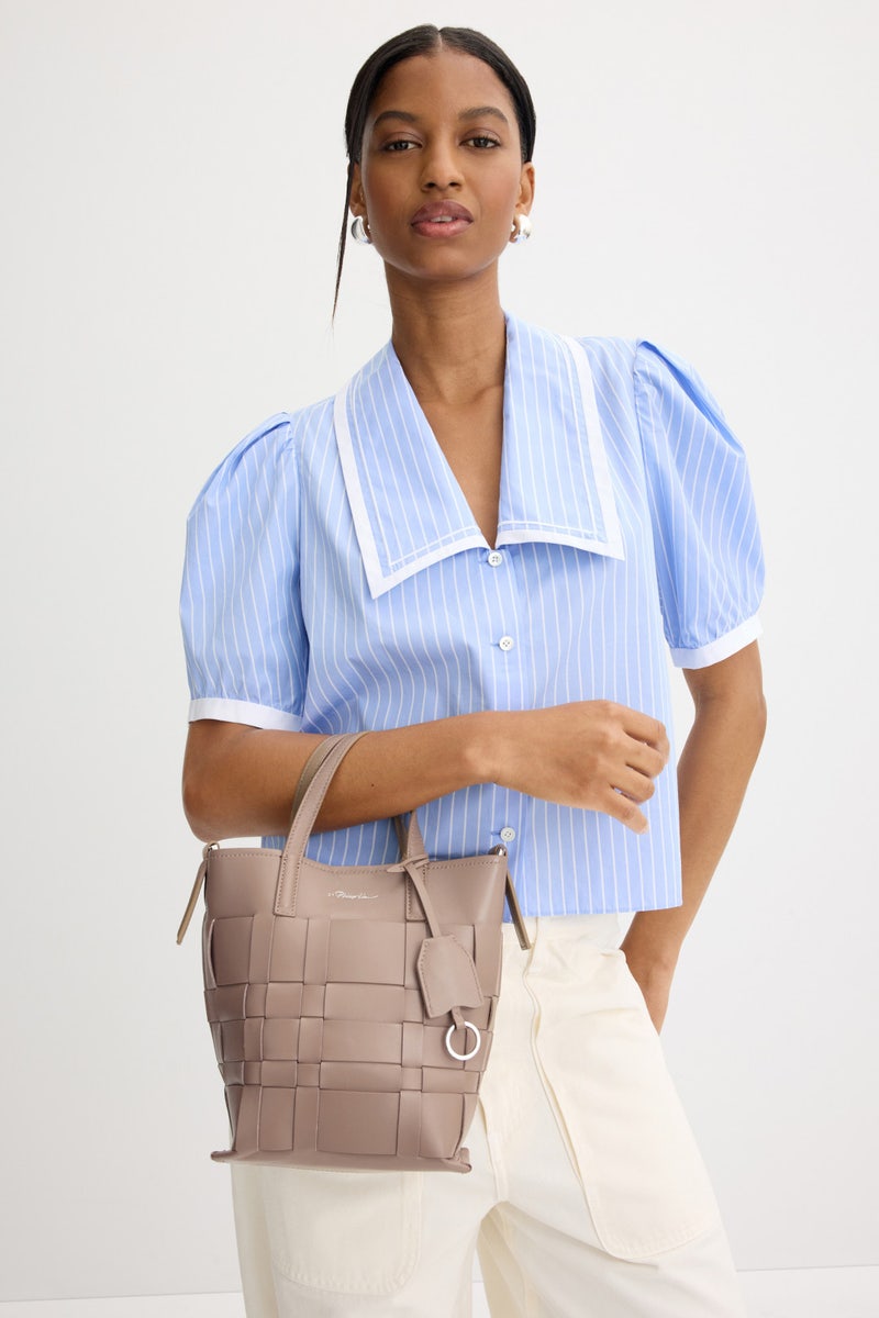 Odita Mini Modern Lattice Bucket Bag by 3.1 Phillip Lim Accessories - Photo 1