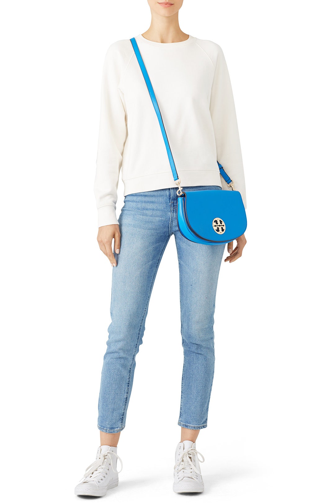 Blue Jamie Clutch by Tory Burch Accessories 1
