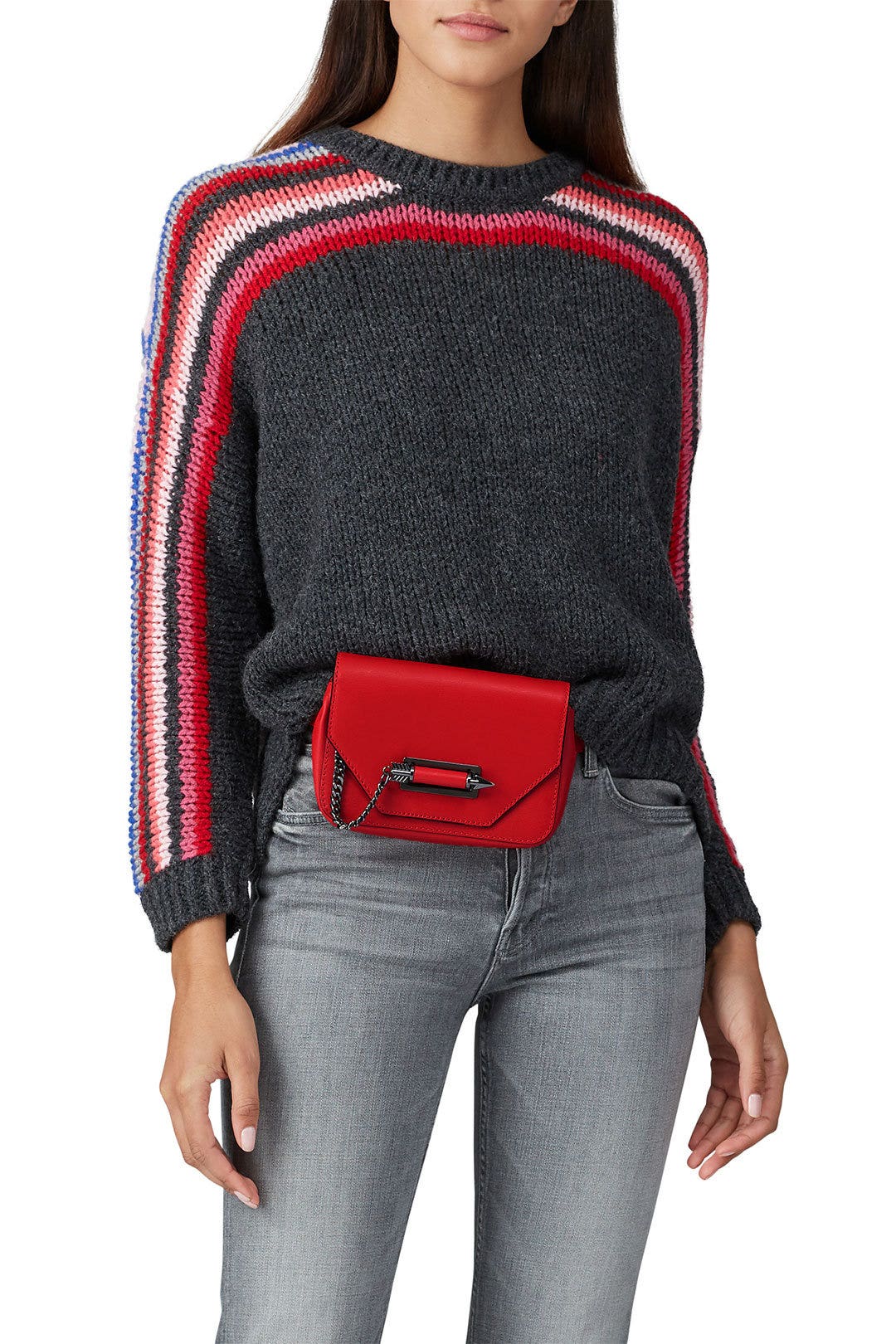 Red Devin Belt by Mackage Handbags 1