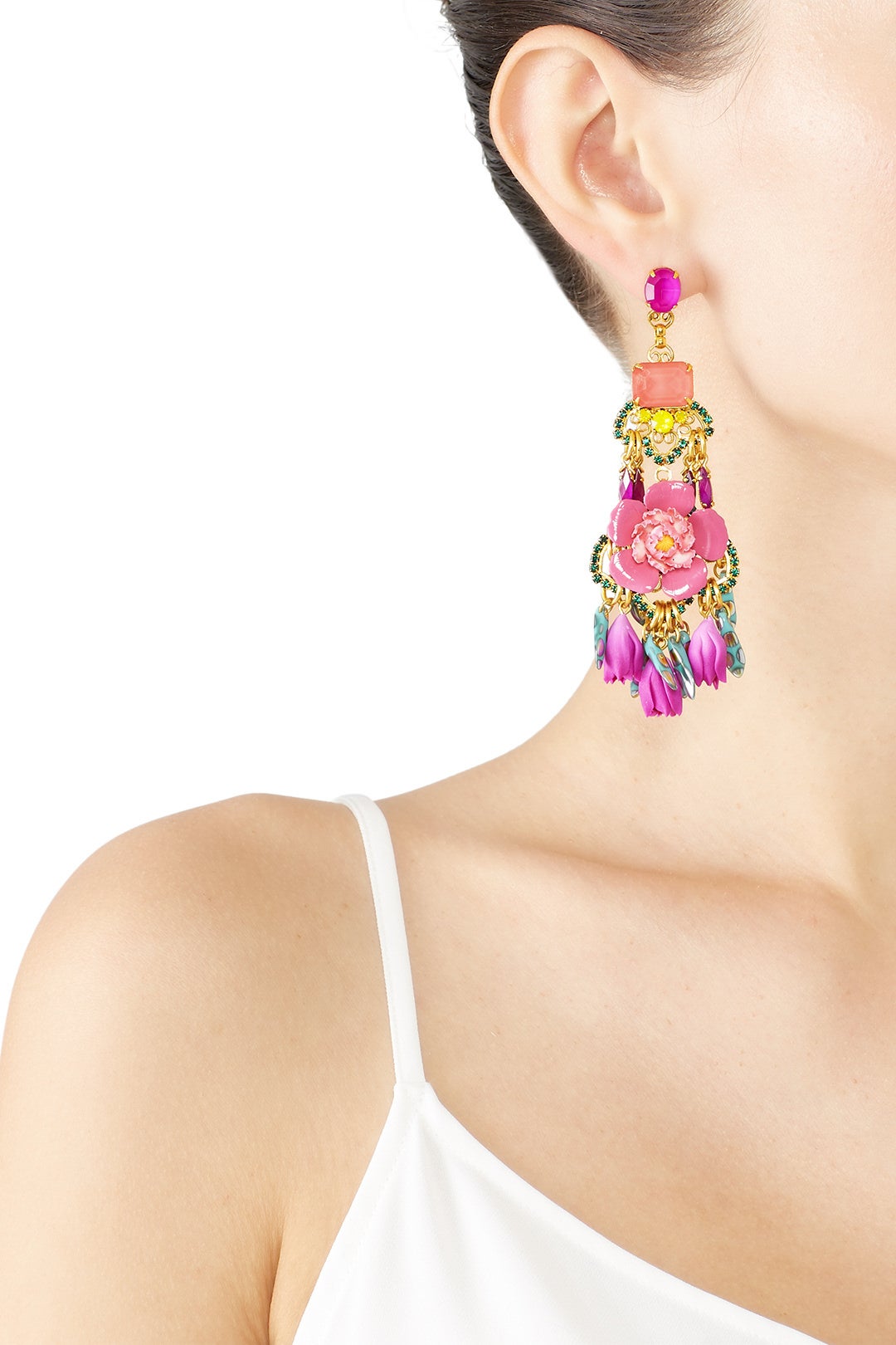 Burke Floral Earrings by Elizabeth Cole 1