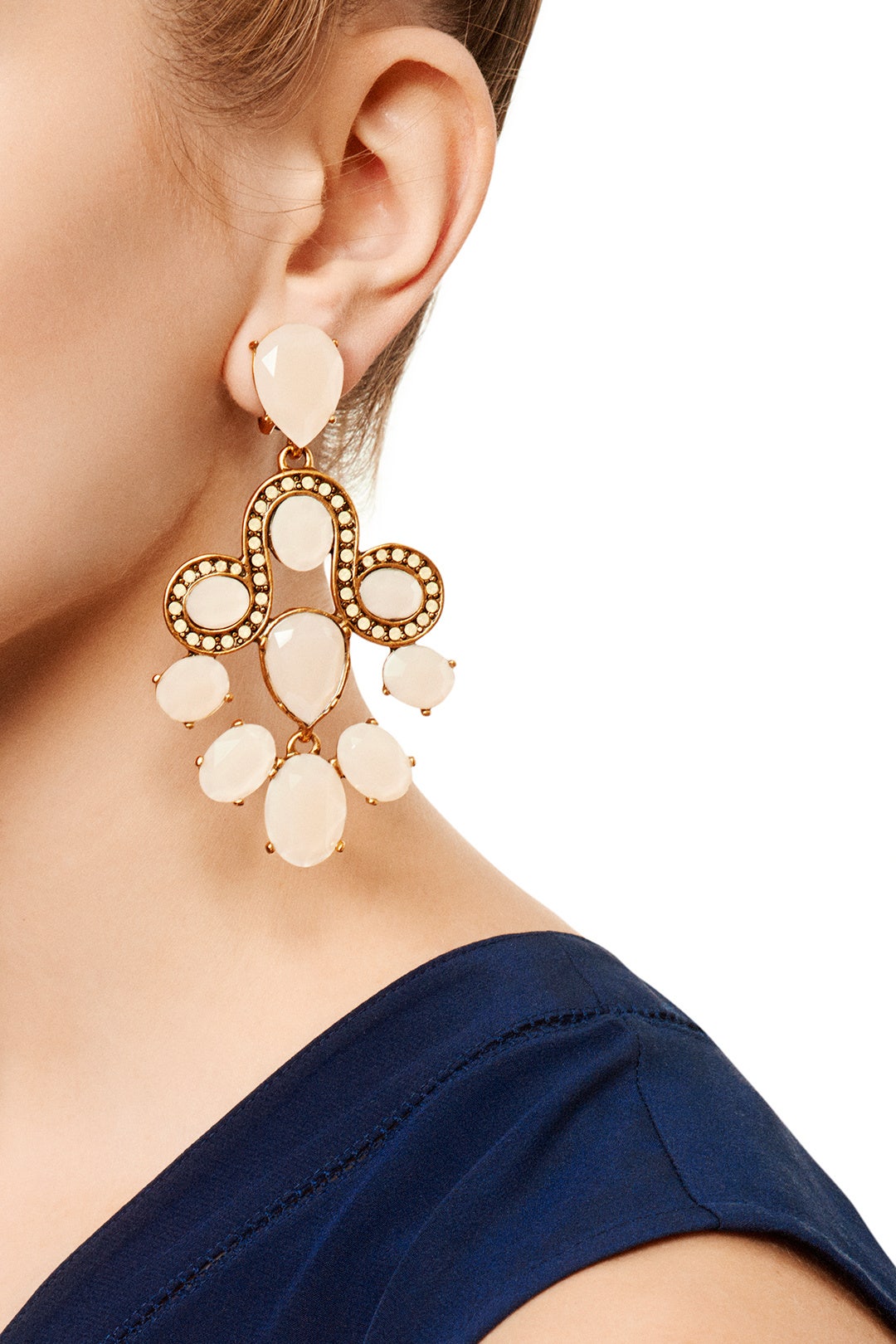 Empress Chandelier Earrings by Oscar de la Renta 0