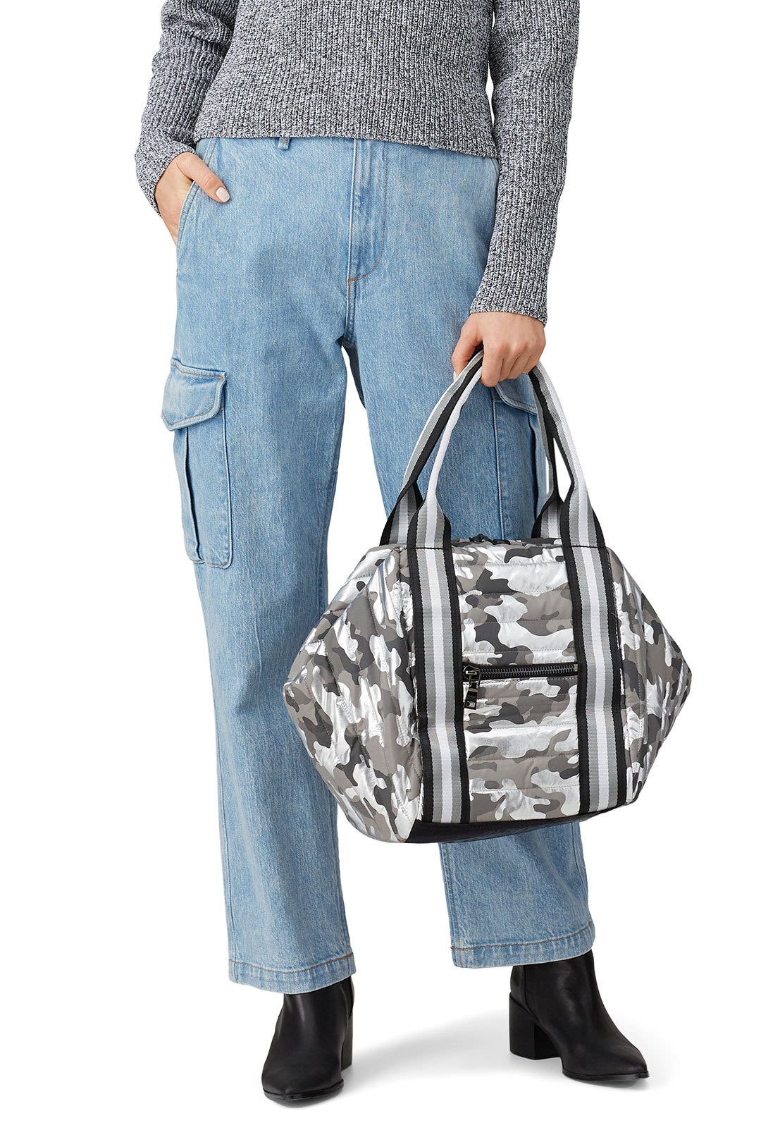 Silver Camo Bowling Bag by Think Royln 1