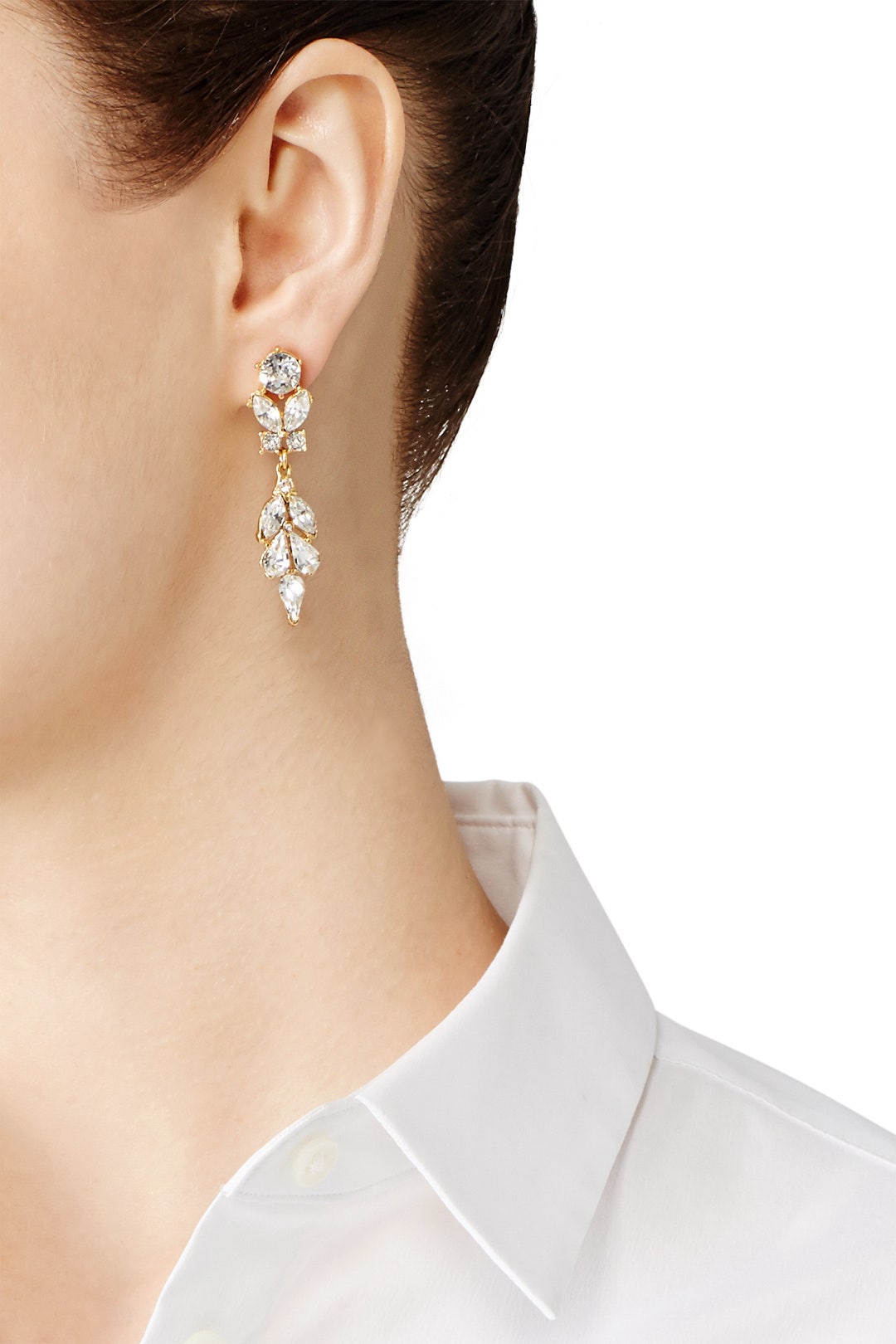 Glint Floral Drop Earrings by Ben-Amun 0