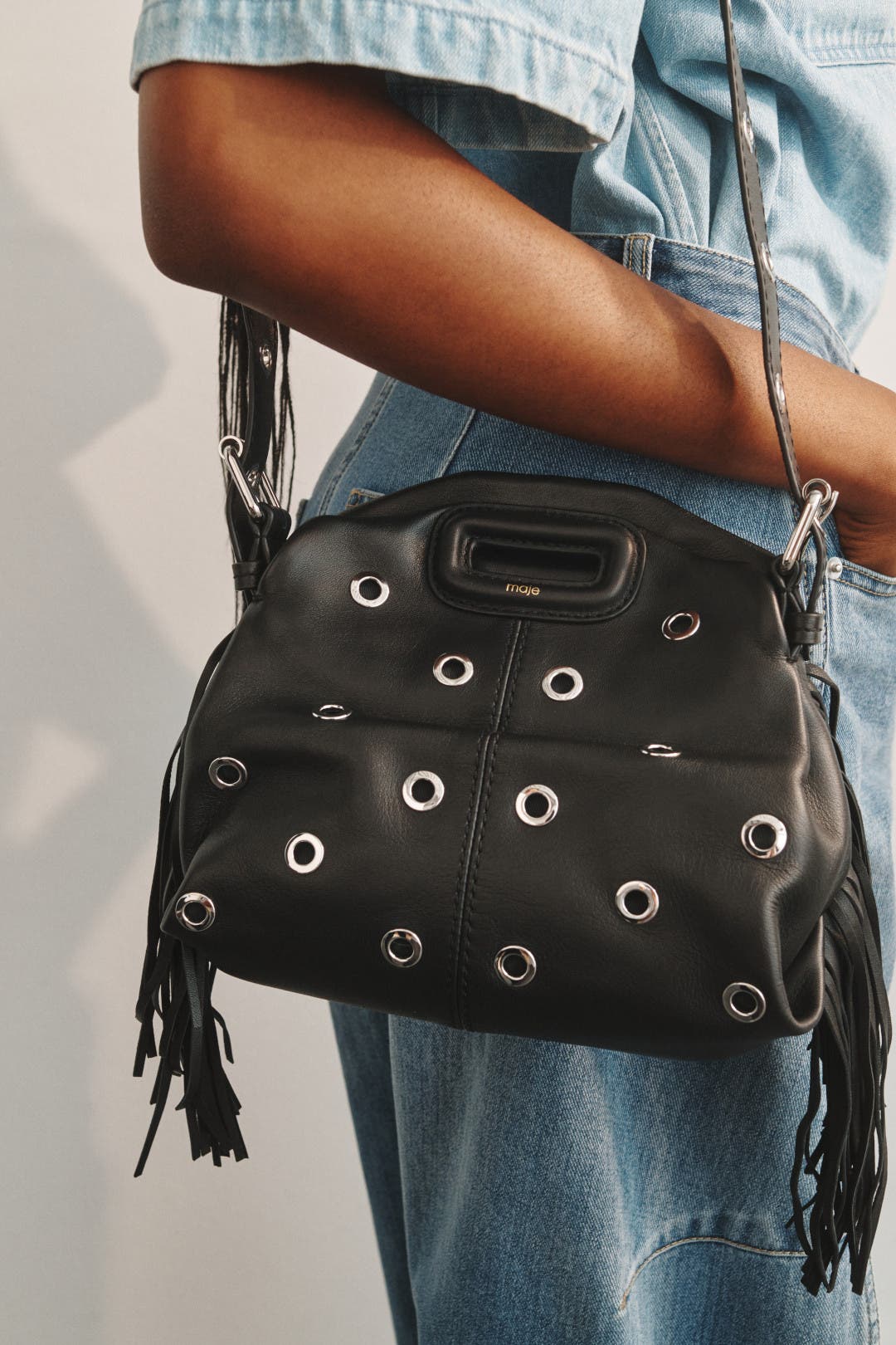 Miss M Mini Eyelet by Maje | Rent the Runway