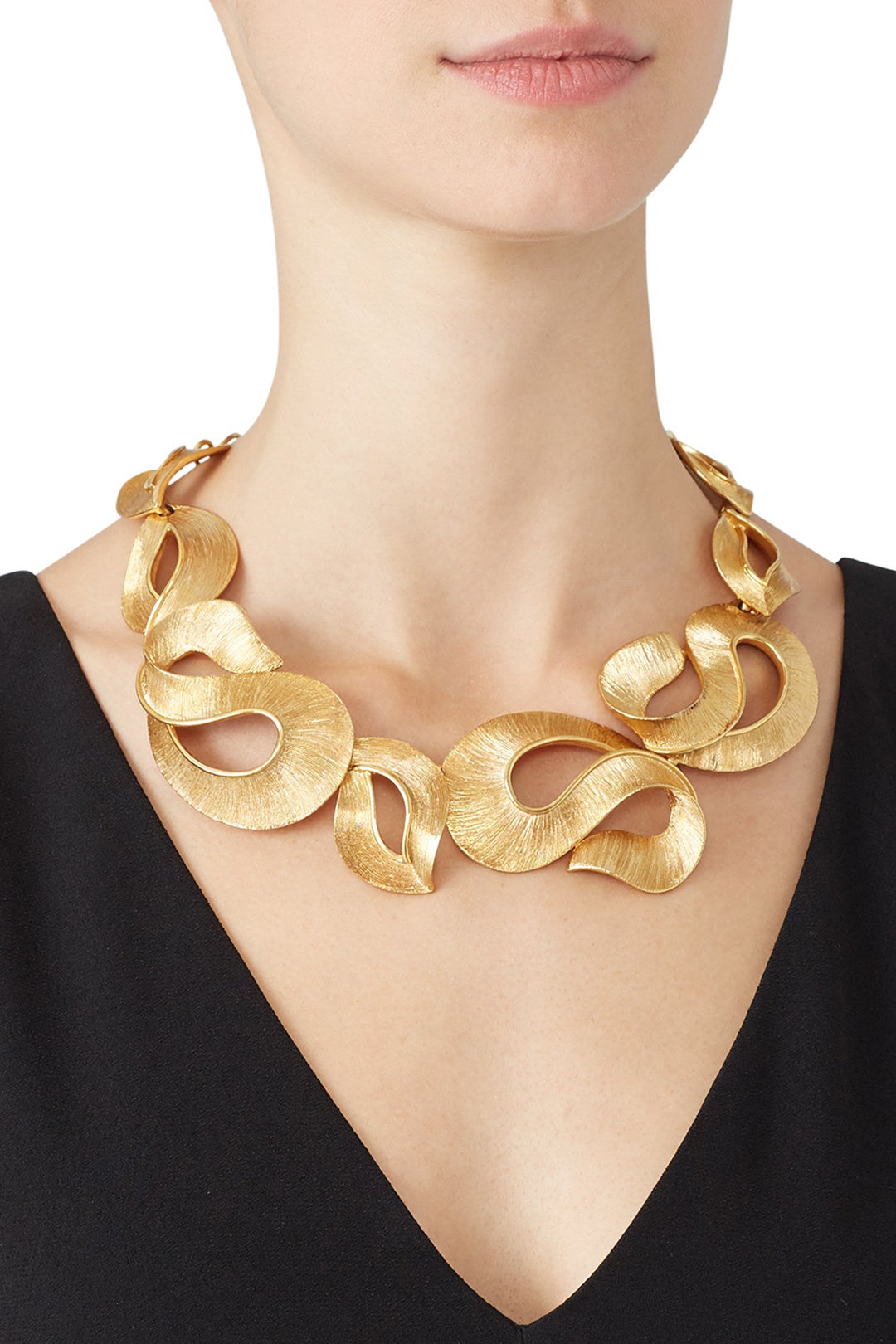 Twisted Gold Necklace by Oscar de la Renta 1