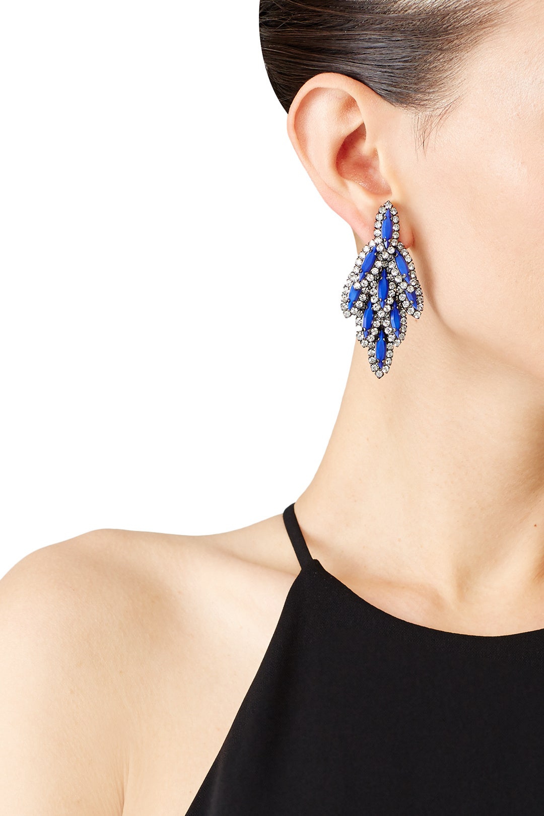 Cobalt Bacall Earrings by Elizabeth Cole 2