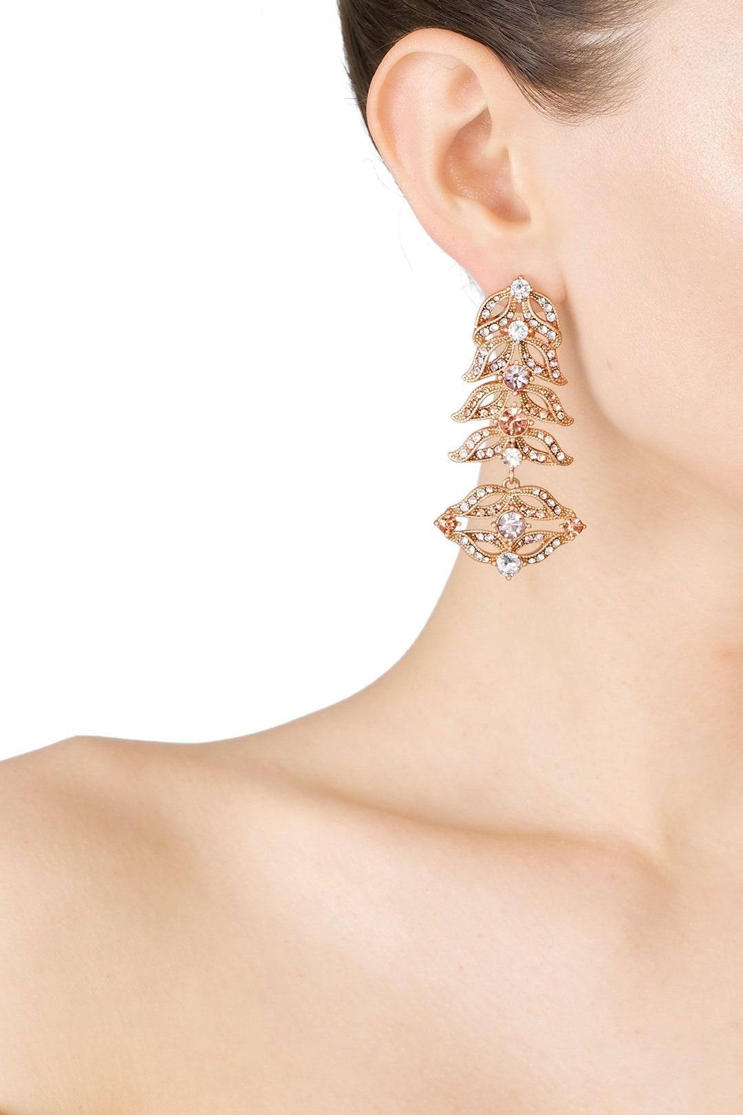 Gold Rococo Statement Earrings by Lulu Frost 2