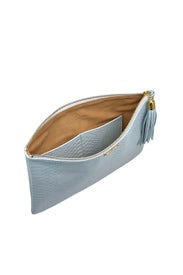 Blue Uber Clutch by Gigi New York for $53 | Rent the Runway