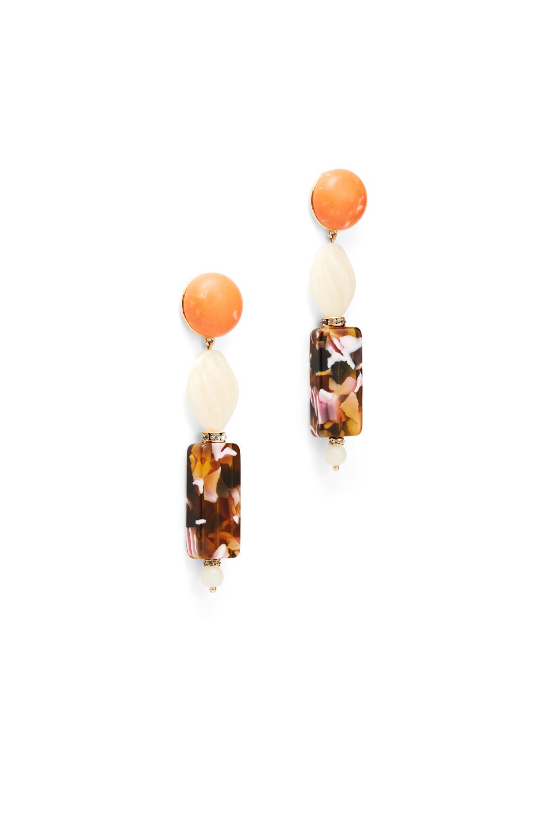 Stacked Stone Earrings by Lele Sadoughi 1