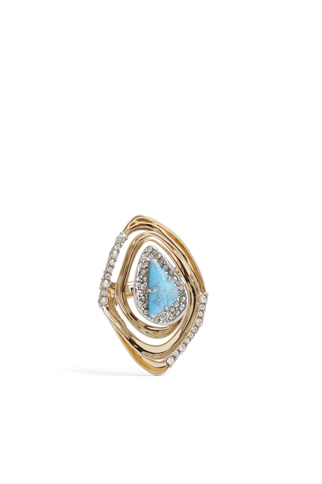 Spiral Cocktail Ring by Alexis Bittar 1