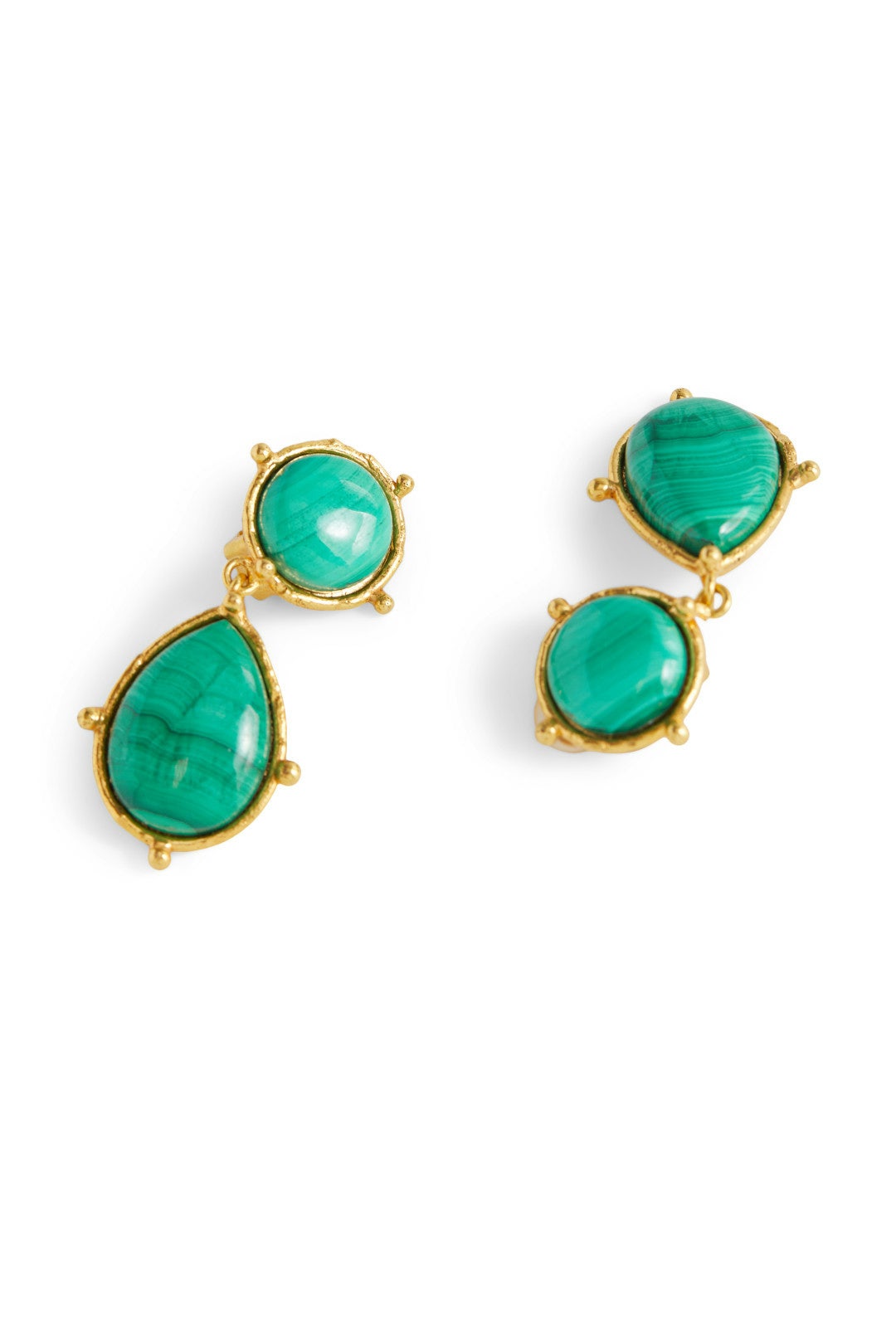 2 Pierres Dot Earrings by Sylvia Toledano 1