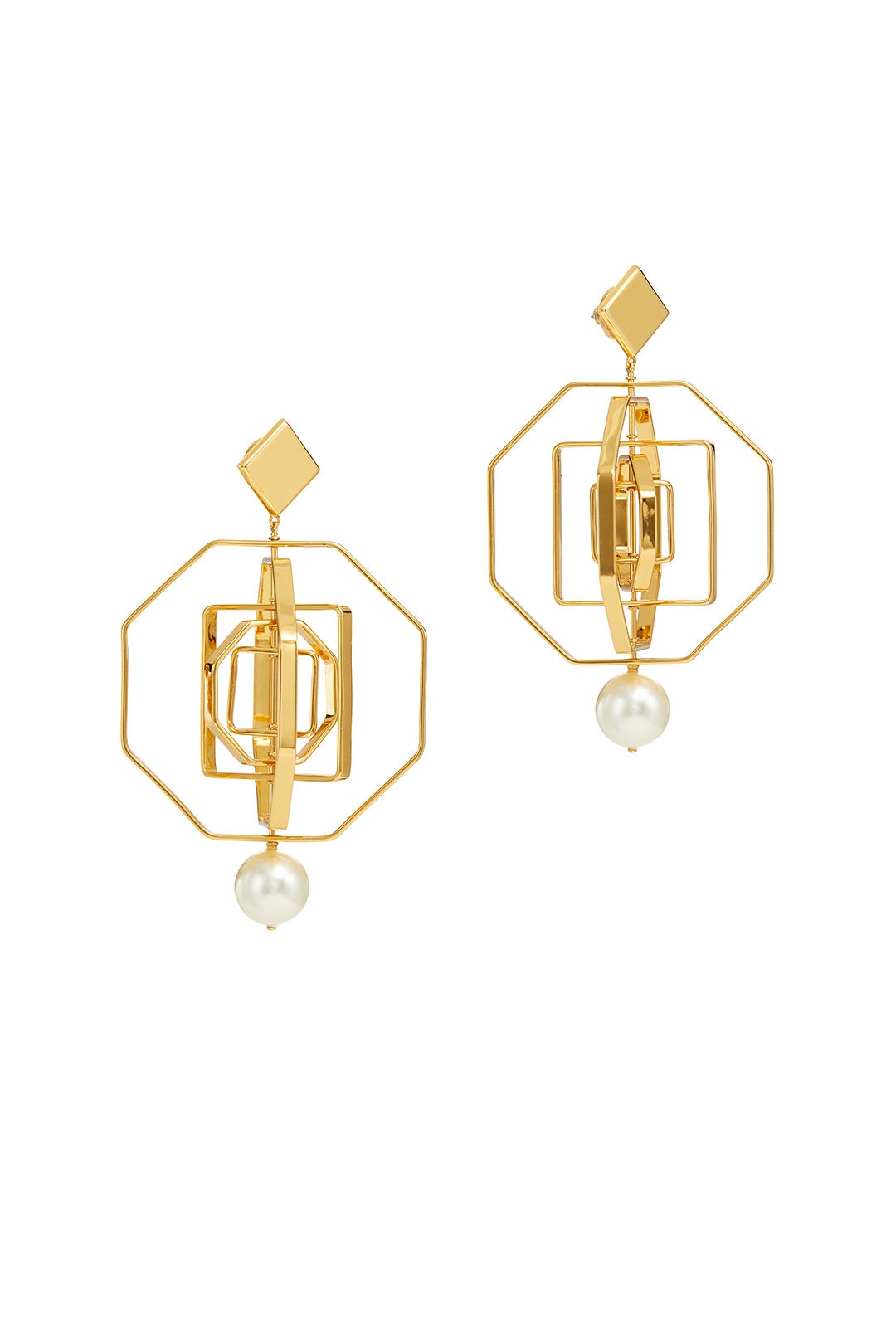 Geo Pearl Earrings by Tory Burch Accessories 1