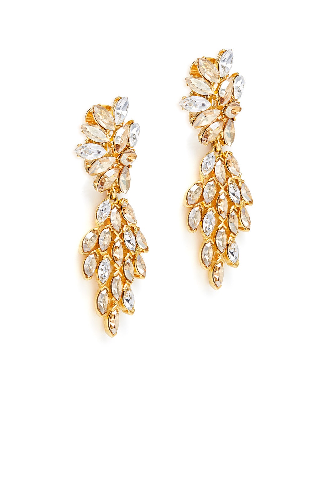 Cascading Gold Earrings by Ben-Amun 1