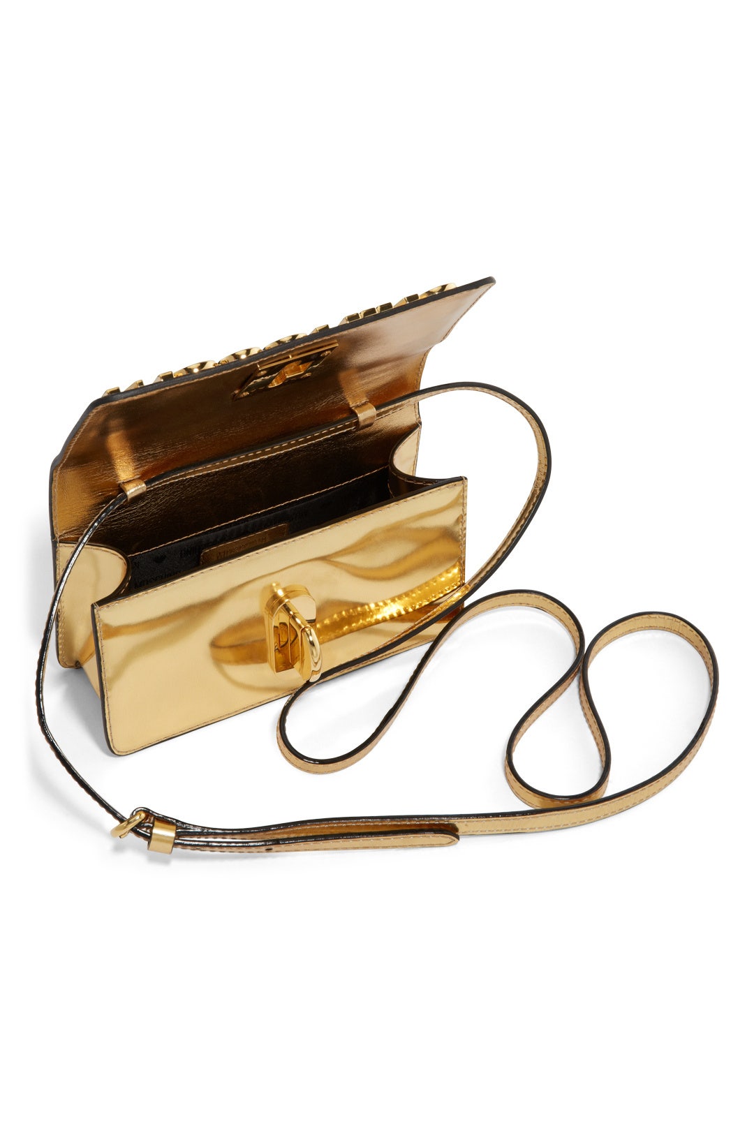 Gold Make Your Mark Bag by Moschino Accessories 1