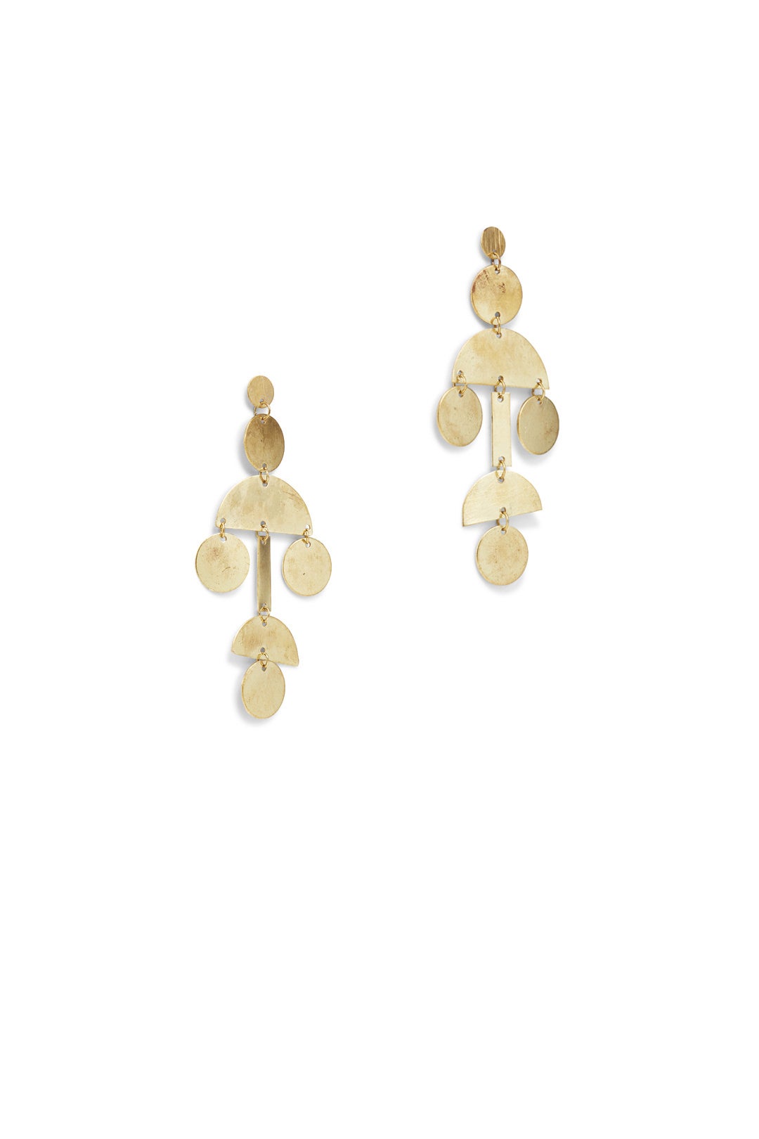 Gold Caledonia Earrings by Area Stars 1