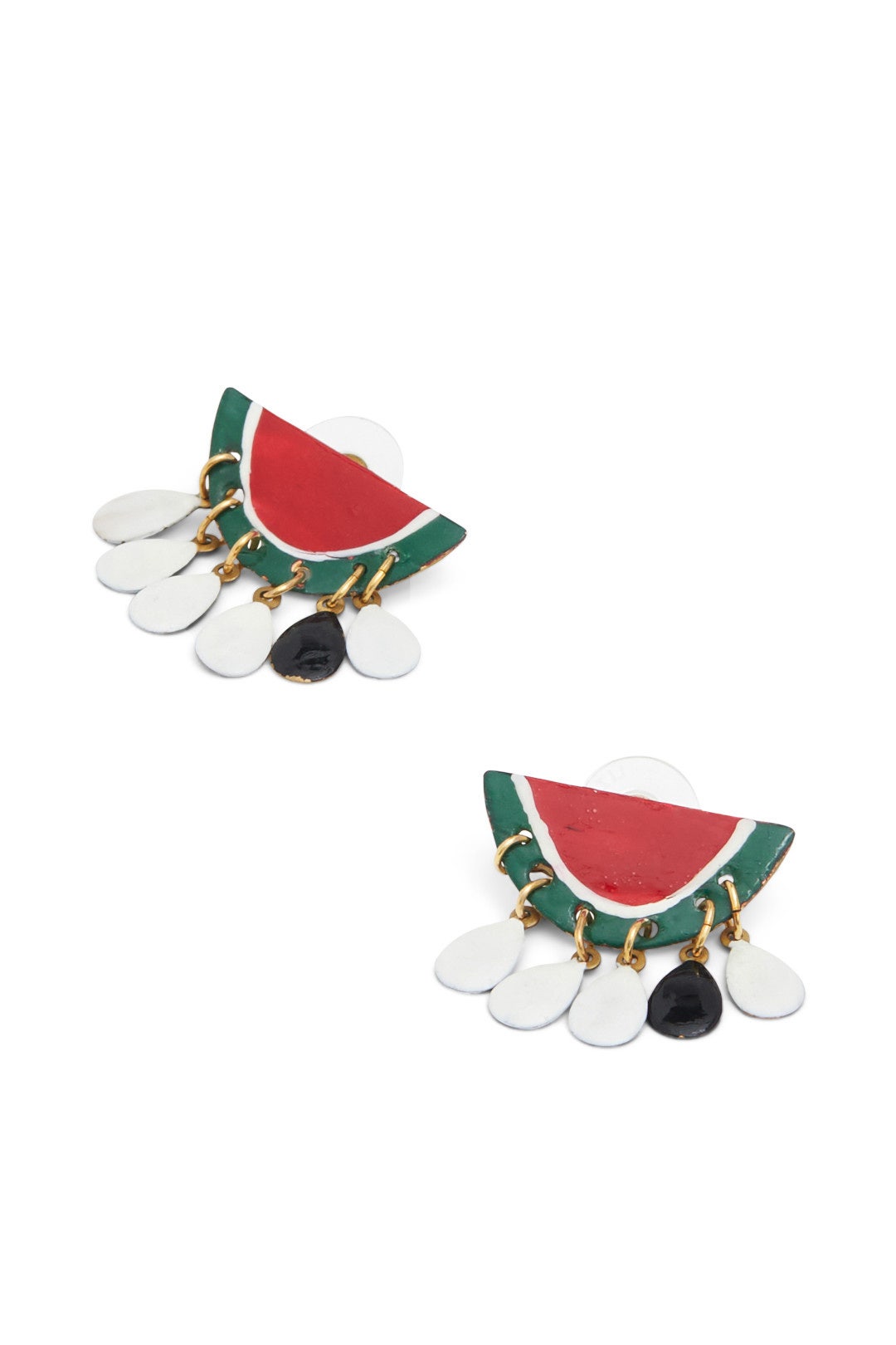 Dancing Watermelon Earrings by Susan Alexandra 1