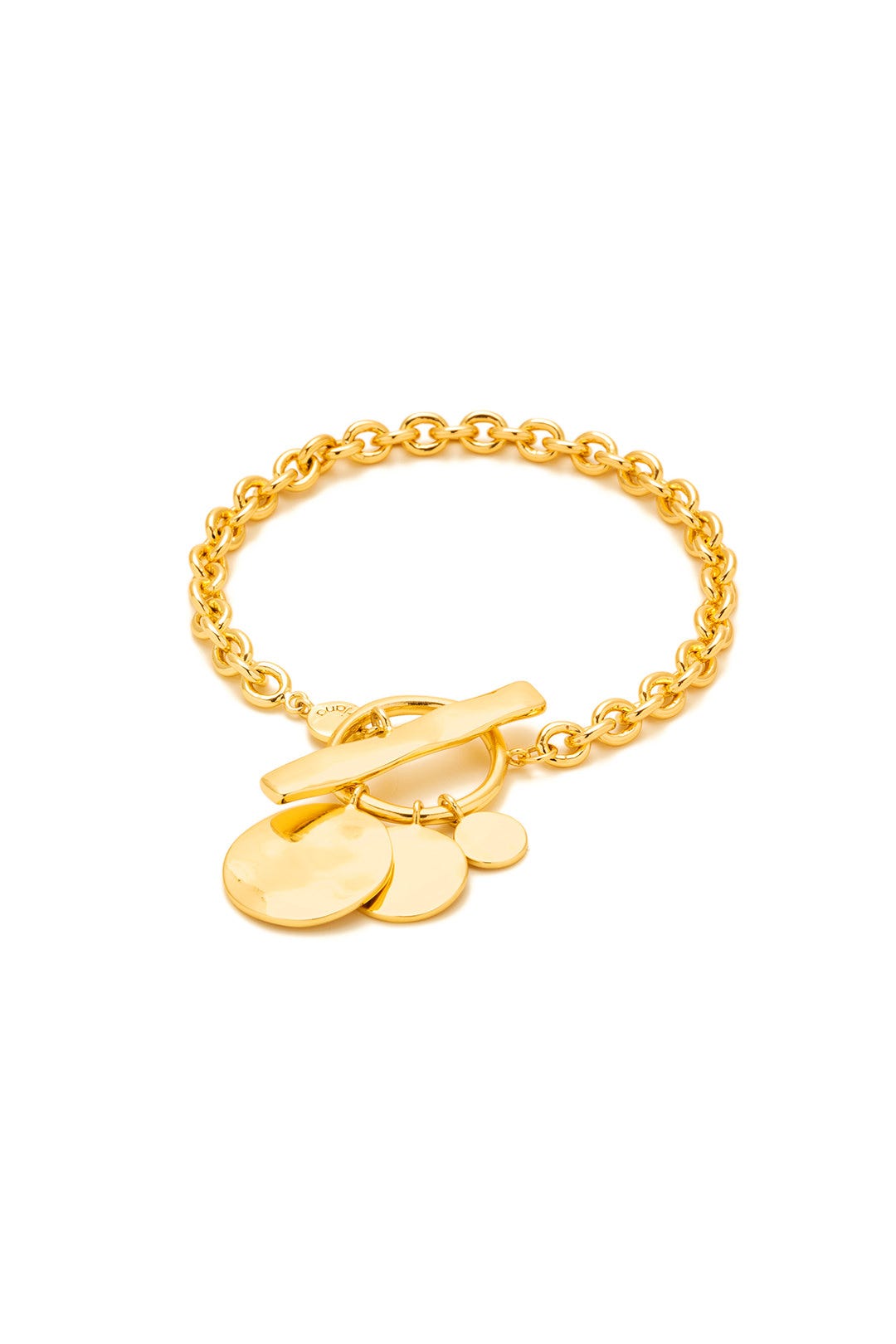 Gold Chloe Toggle Bracelet by Gorjana Accessories 1