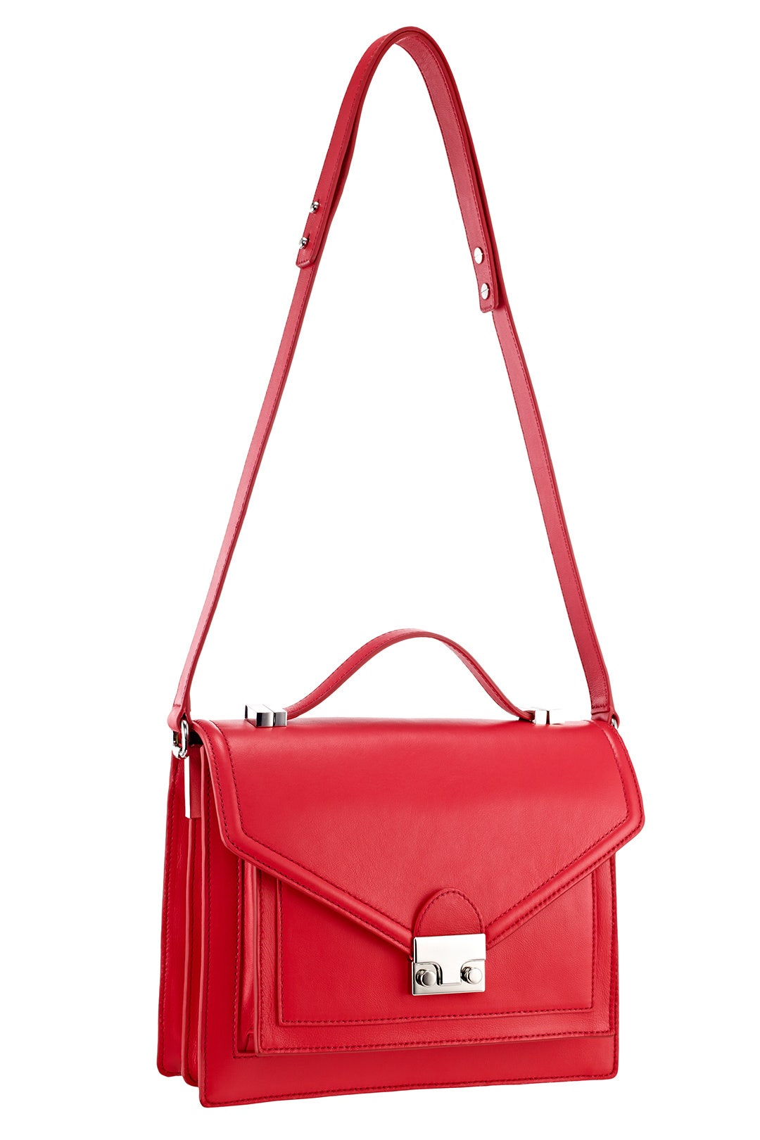 Flame Red Medium Rider Bag by Loeffler Randall 1