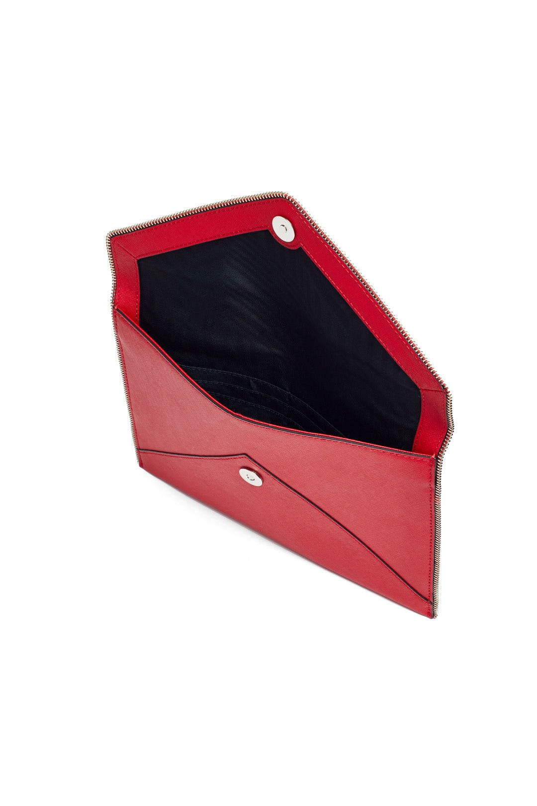 Carnation Red Leo Clutch by Rebecca Minkoff Accessories 1