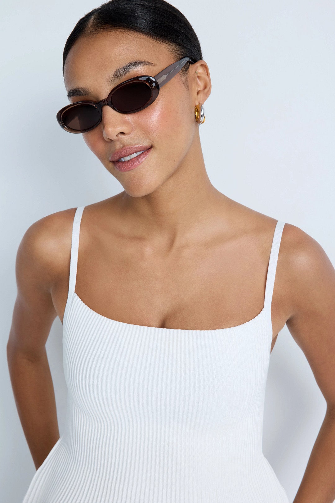 Valentina Transparent Brown Sunglasses by DMY Studios 1