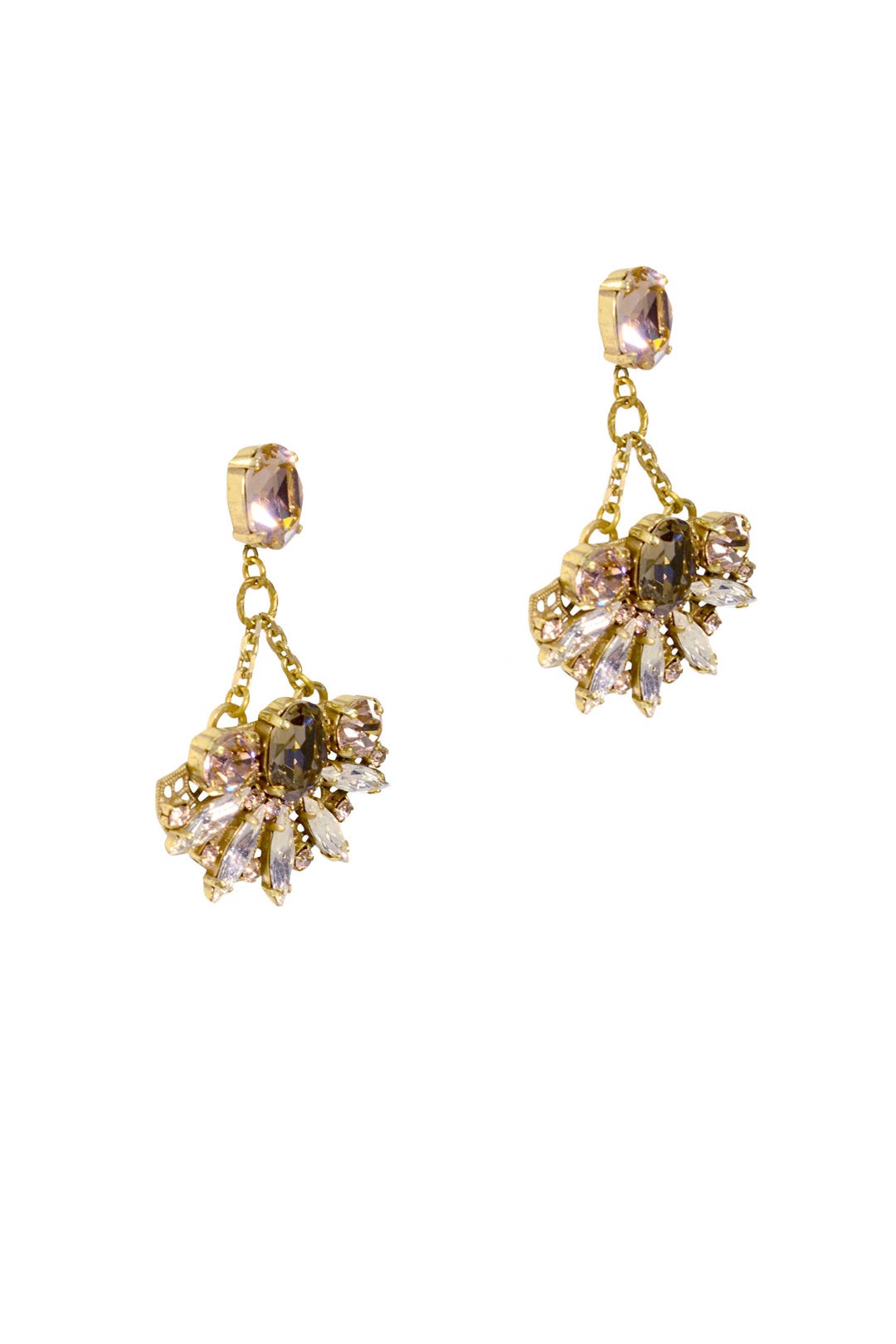 Lotus Pendant Earrings by Anton Heunis 1